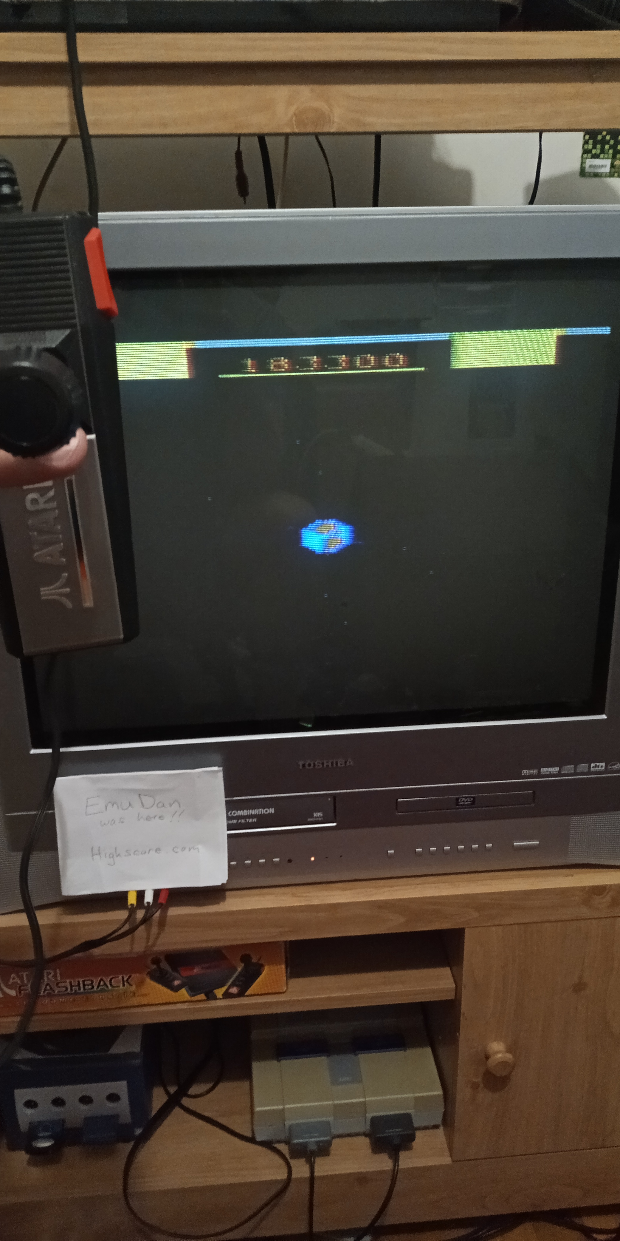 EmuDan: Gyruss (Atari 2600 Novice/B) 183,300 points on 2019-06-22 11:50:13