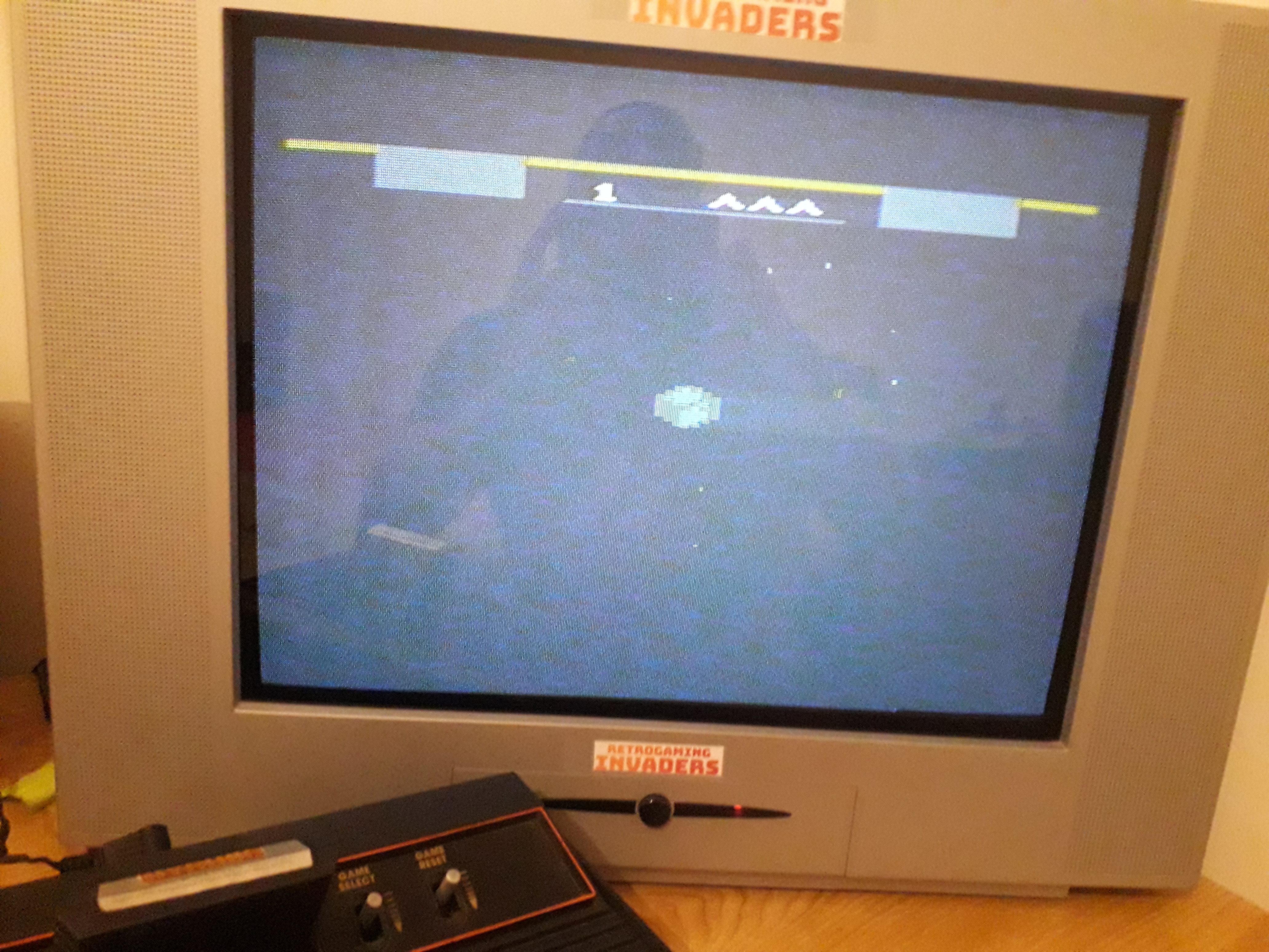 retrogaminginvaders: Gyruss (Atari 2600 Novice/B) 73,800 points on 2019-06-30 16:43:44