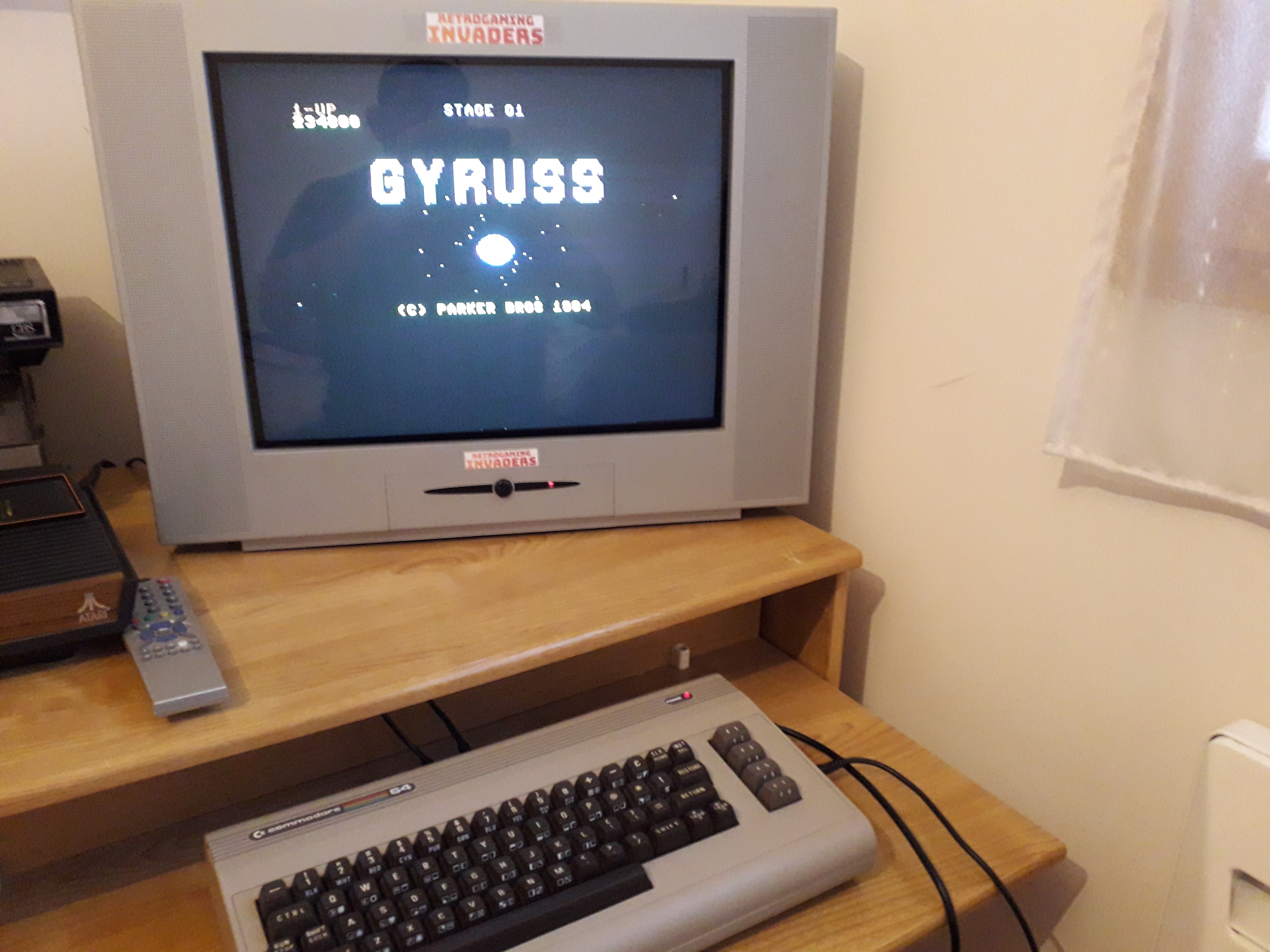retrogaminginvaders: Gyruss (Commodore 64) 234,800 points on 2019-07-11 13:15:36