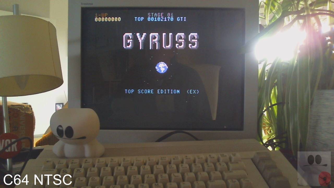 GTibel: Gyruss (Commodore 64) 102,170 points on 2020-03-13 03:12:47