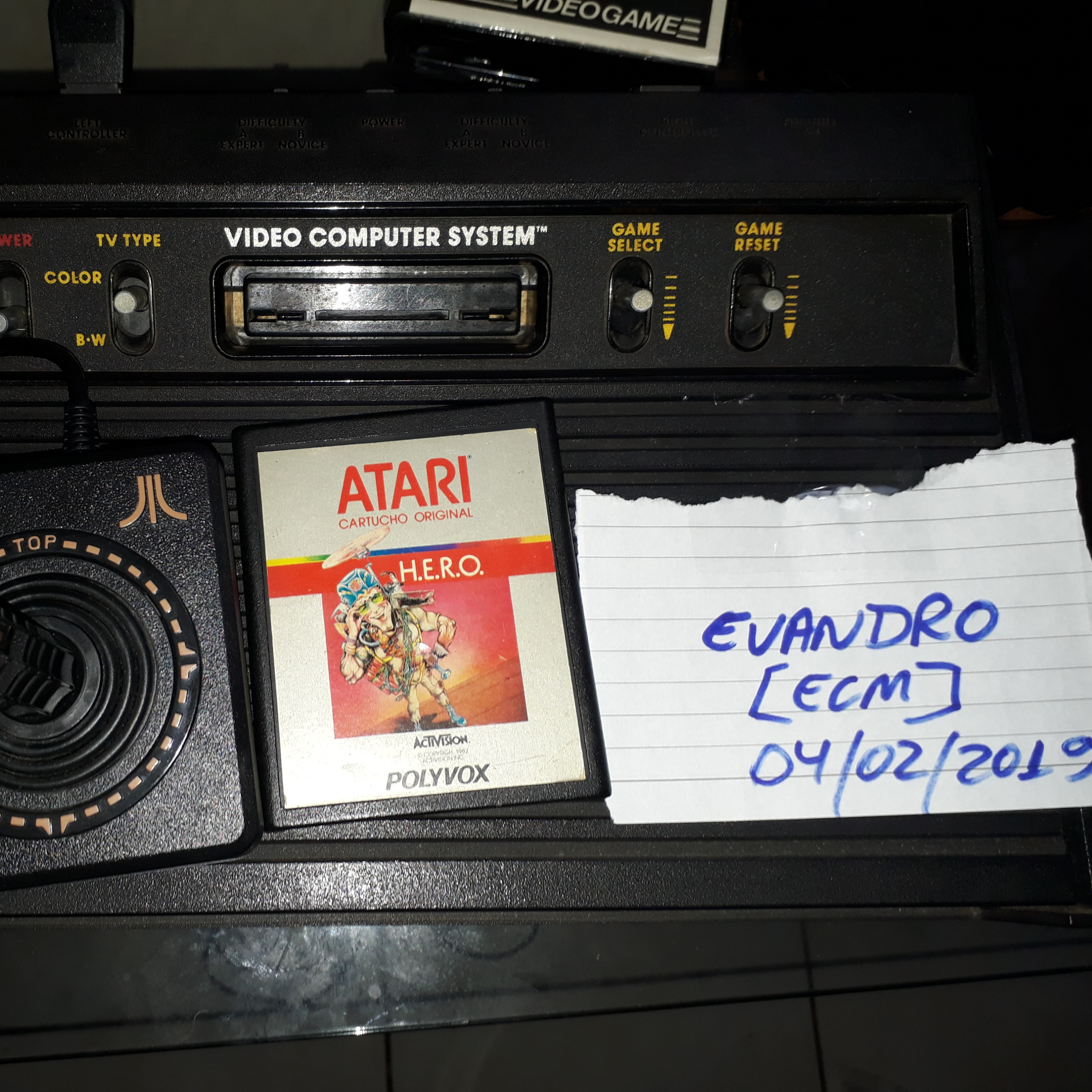 Evandro: H.E.R.O. (Atari 2600 Novice/B) 1,000,000 points on 2019-02-05 03:43:35