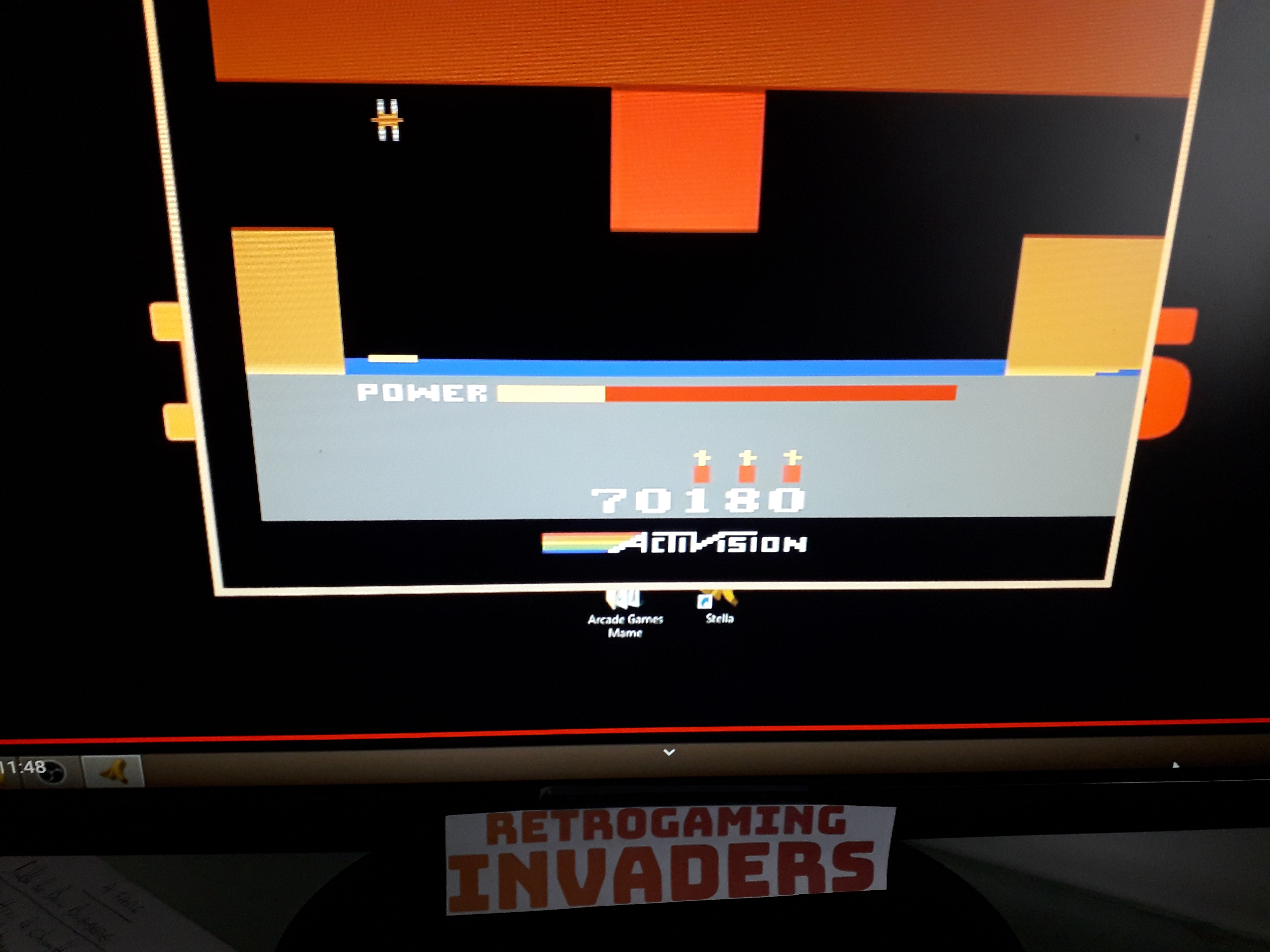 retrogaminginvaders: H.E.R.O.					  (Atari 2600 Emulated Novice/B Mode) 70,180 points on 2019-07-28 08:39:15