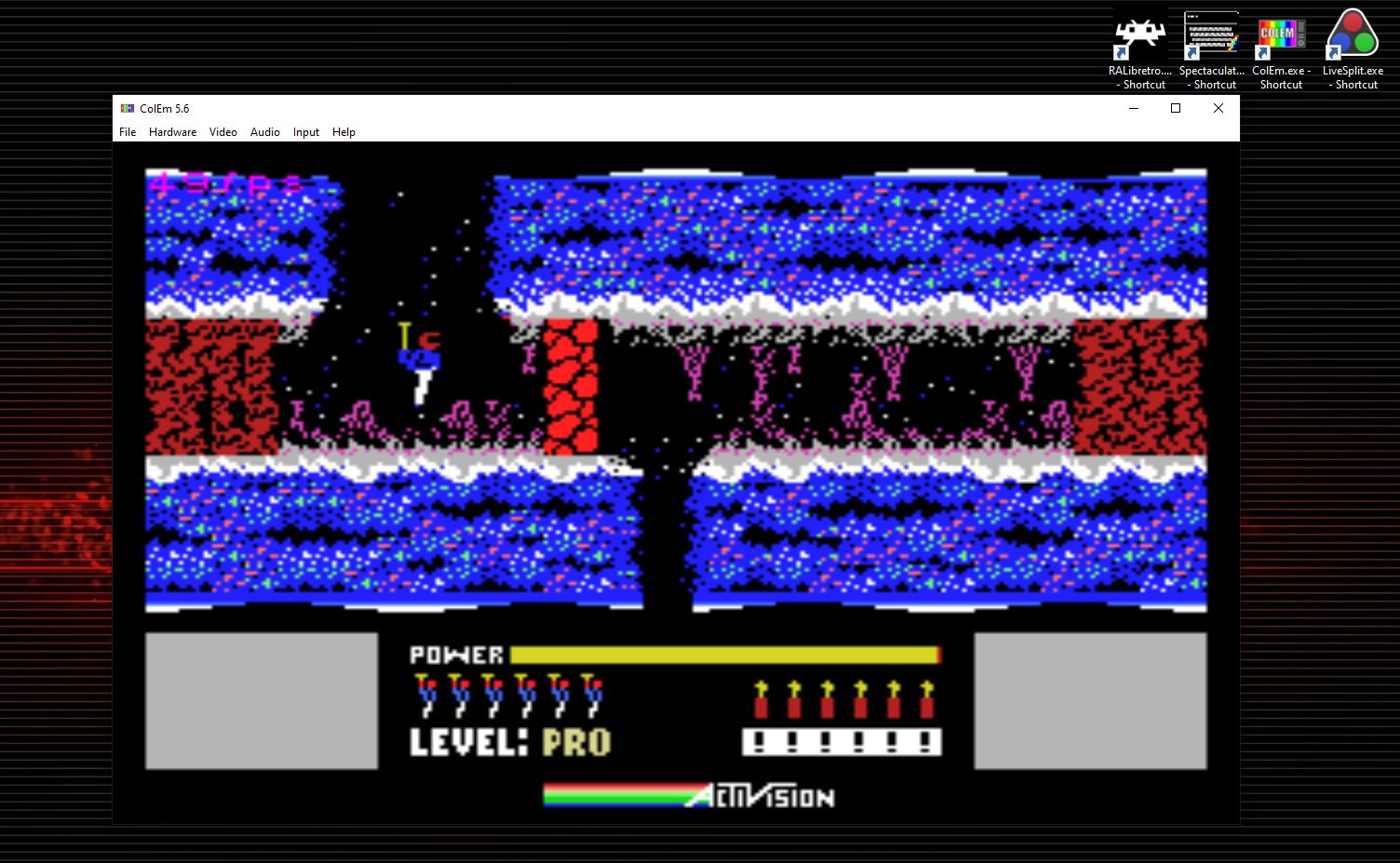 nads: H.E.R.O. (Colecovision Emulated) 1,000,000 points on 2023-09-13 13:27:23