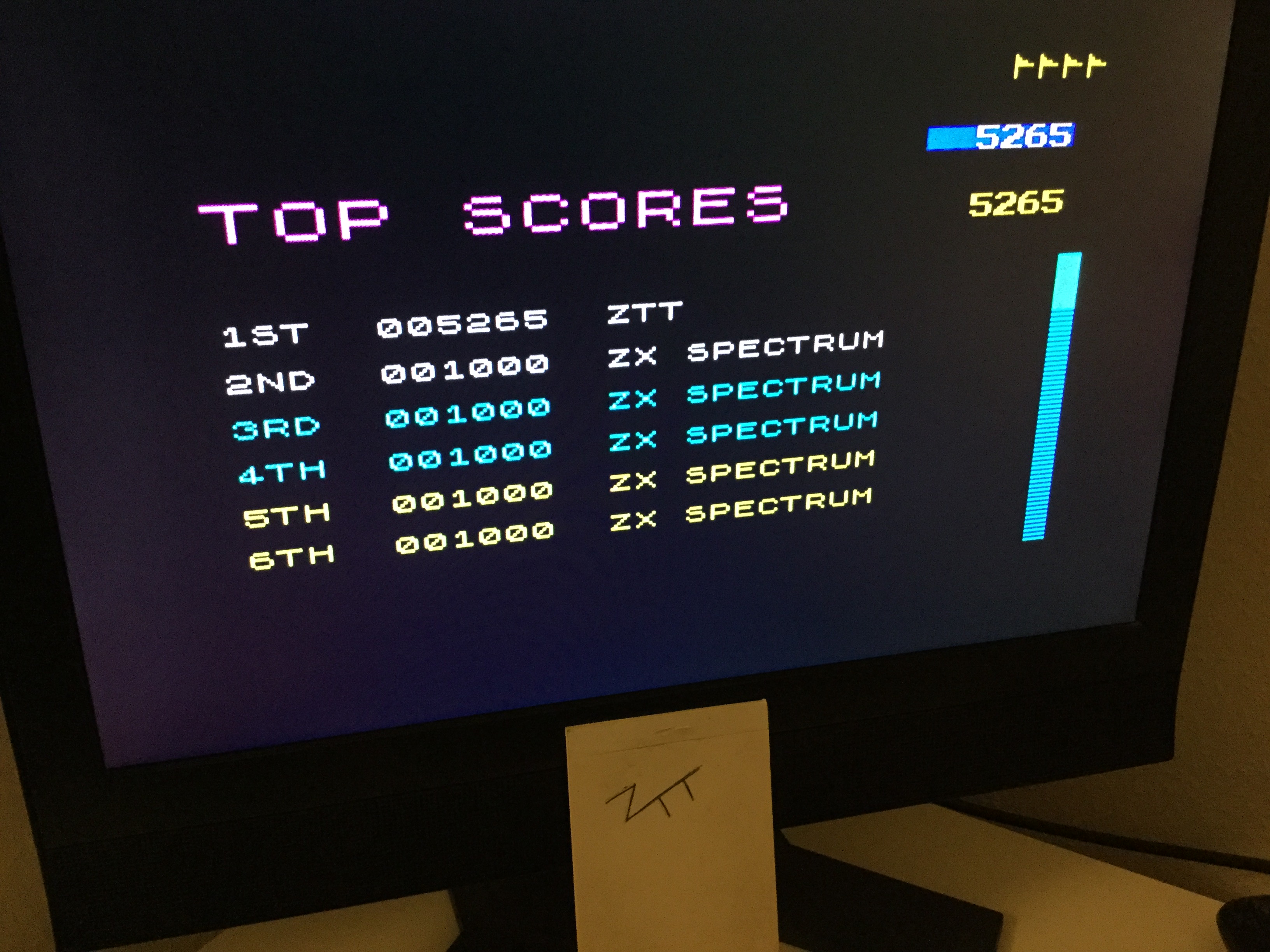 Frankie: Hyperaction (ZX Spectrum) 5,265 points on 2020-04-04 04:18:10