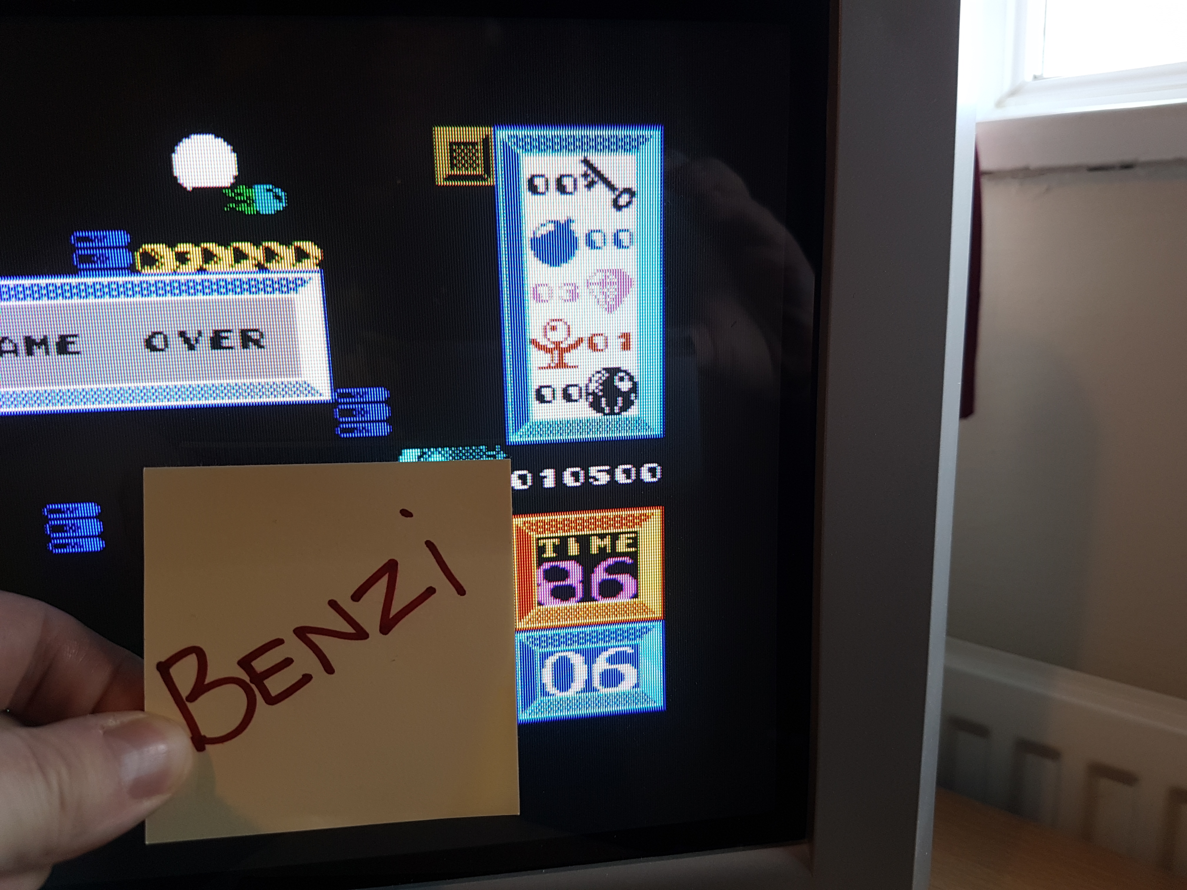 Benzi: I, Ball 2 (ZX Spectrum) 10,500 points on 2017-01-24 07:48:01