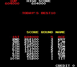Dumple: Insector X [insectx] (Arcade Emulated / M.A.M.E.) 604,000 points on 2017-06-10 16:01:52