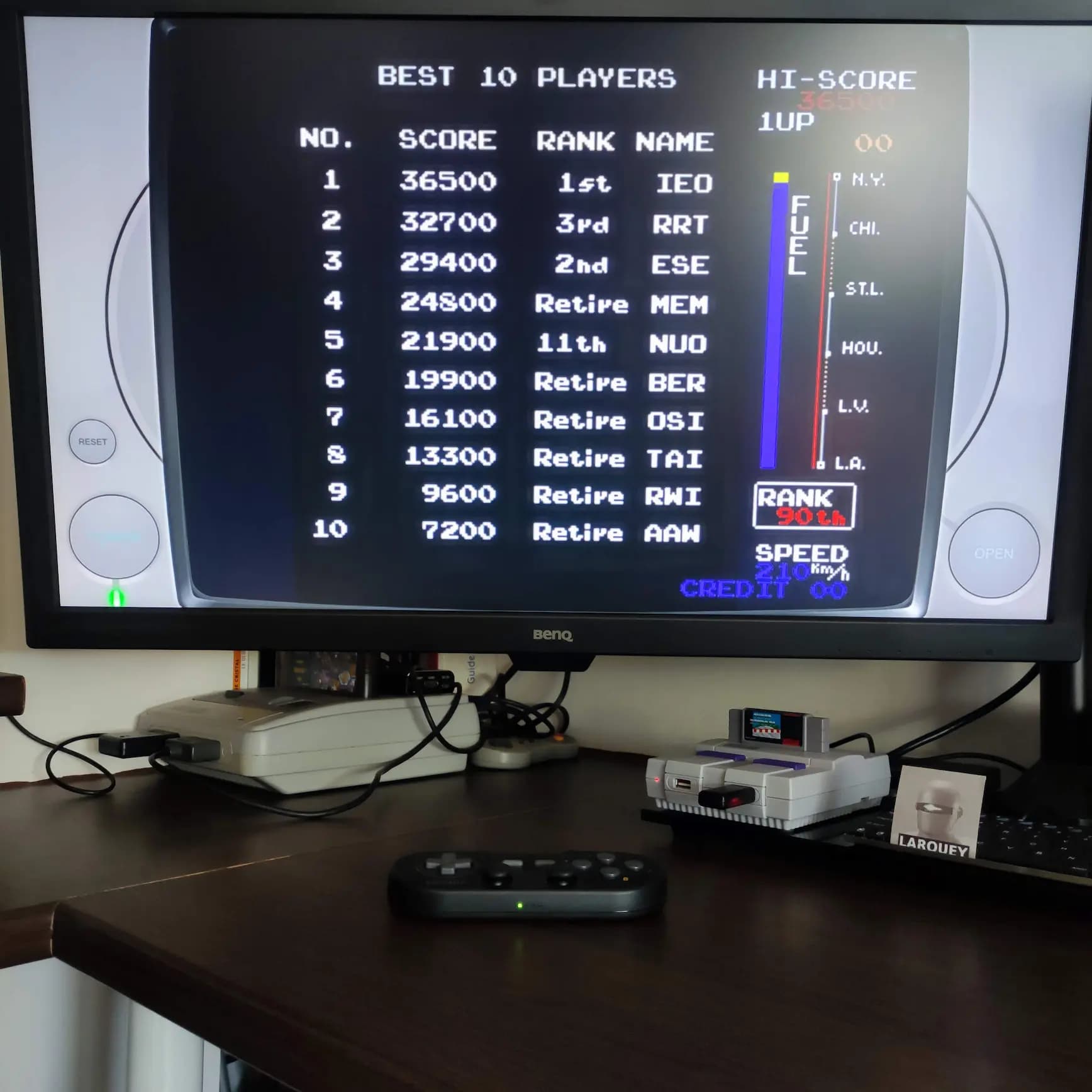 Larquey: Irem Arcade Classics: Zippy Race (Playstation 1 Emulated) 19,900 points on 2022-08-26 11:33:56