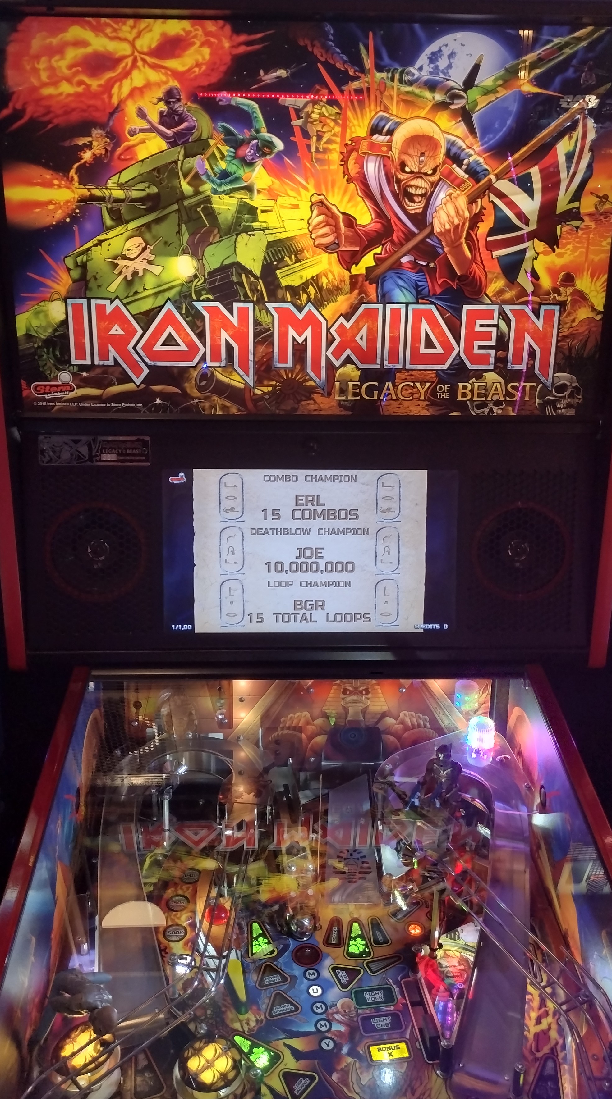 Hauntedprogram: Iron Maiden (Pinball: 3 Balls) 45,371,260 points on 2023-10-01 01:26:00