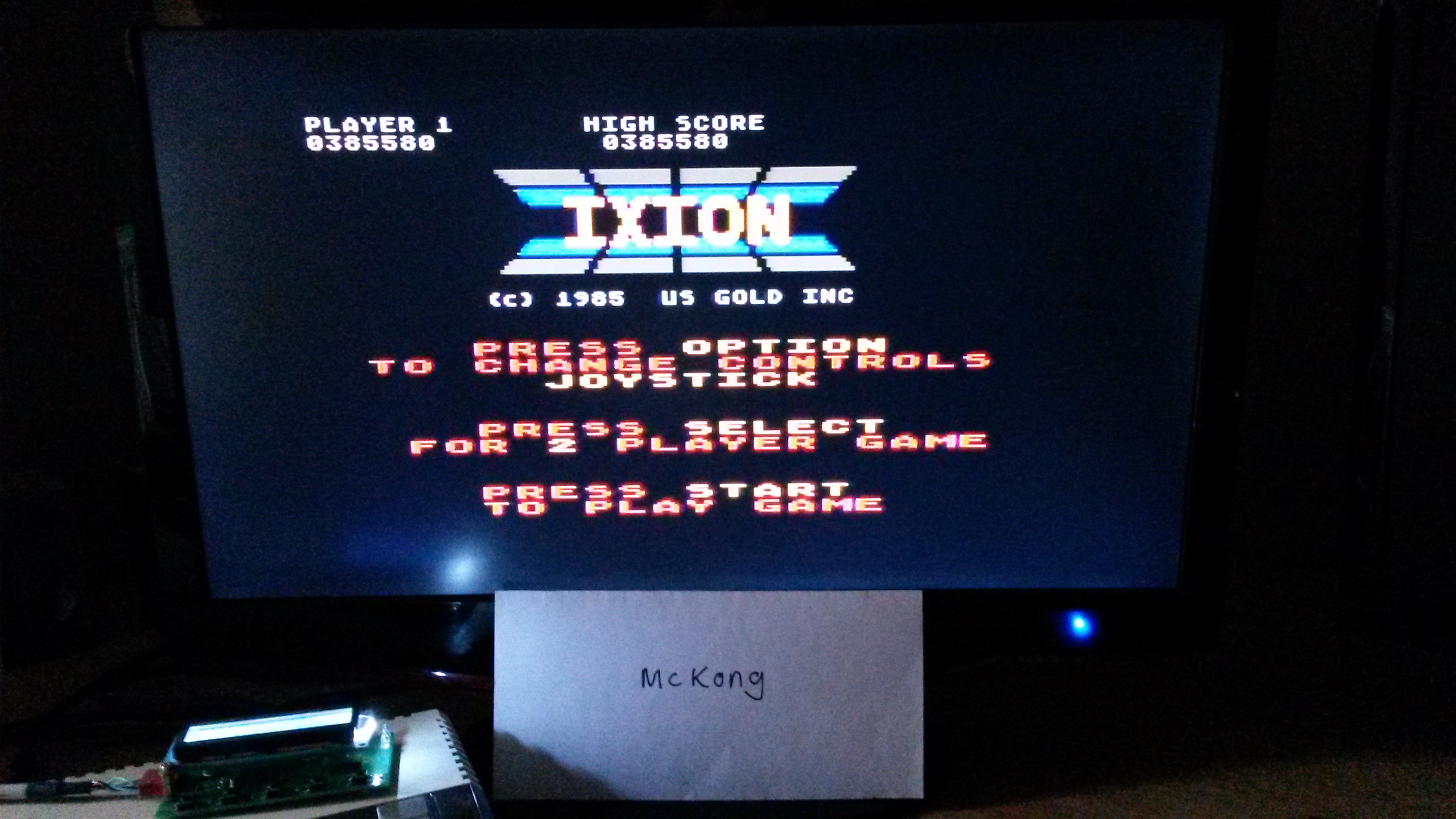 McKong: Ixion (Atari 400/800/XL/XE) 385,580 points on 2016-02-12 03:04:14