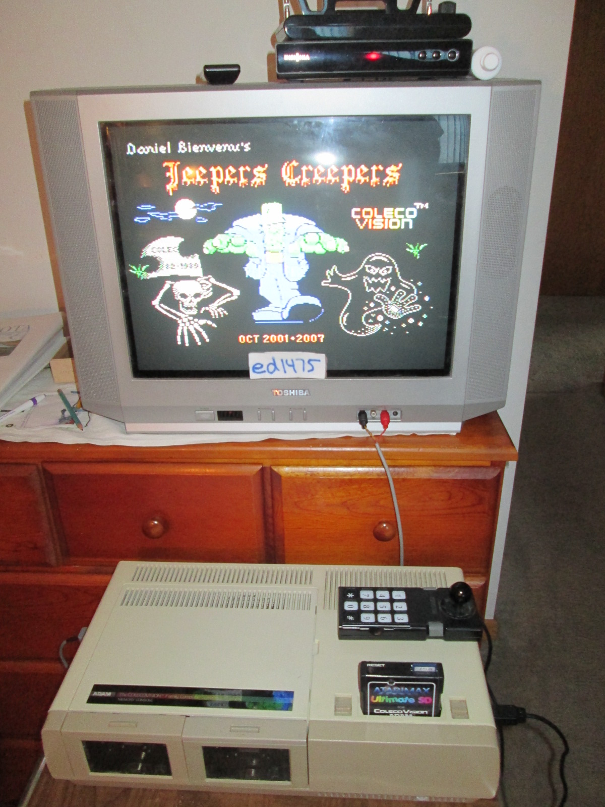 ed1475: Jeepers Creepers (Colecovision) 11,820 points on 2017-10-26 16:28:44