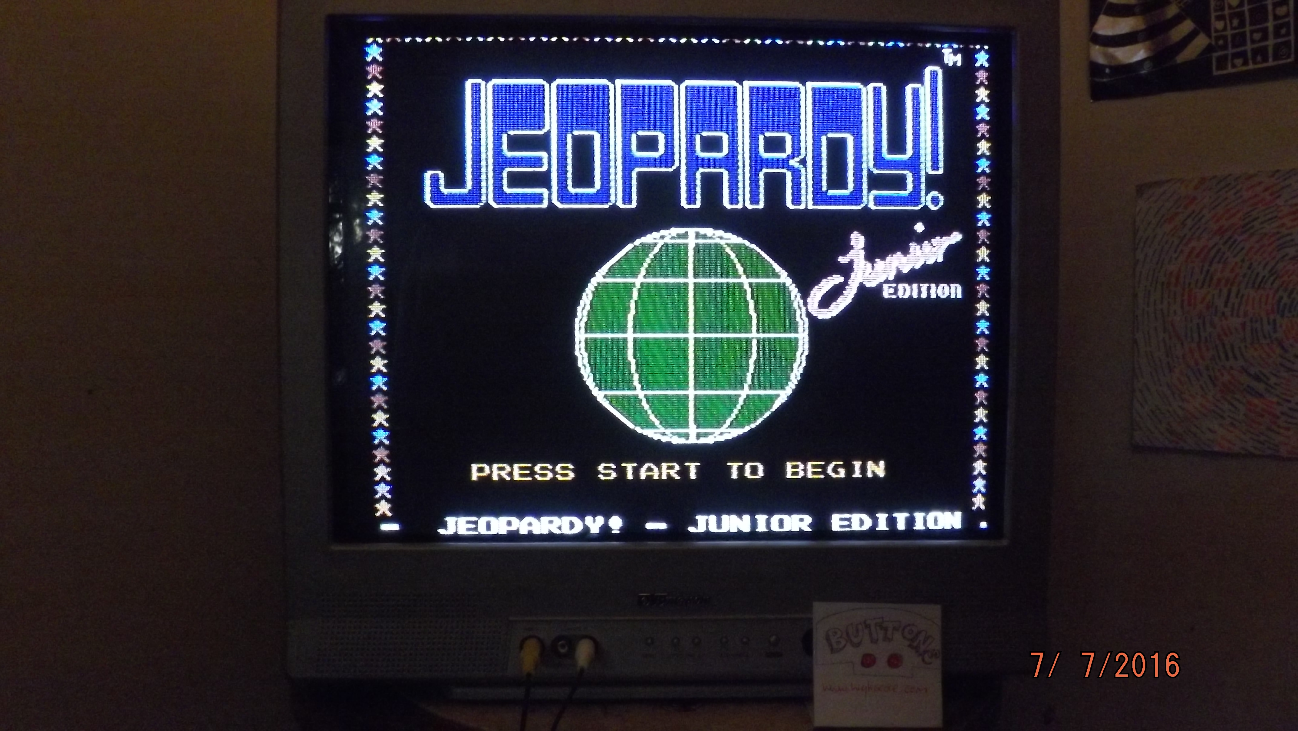 Buttons: Jeopardy: Junior Edition [Skill 1] (NES/Famicom) 42,800 points on 2016-07-07 19:43:56