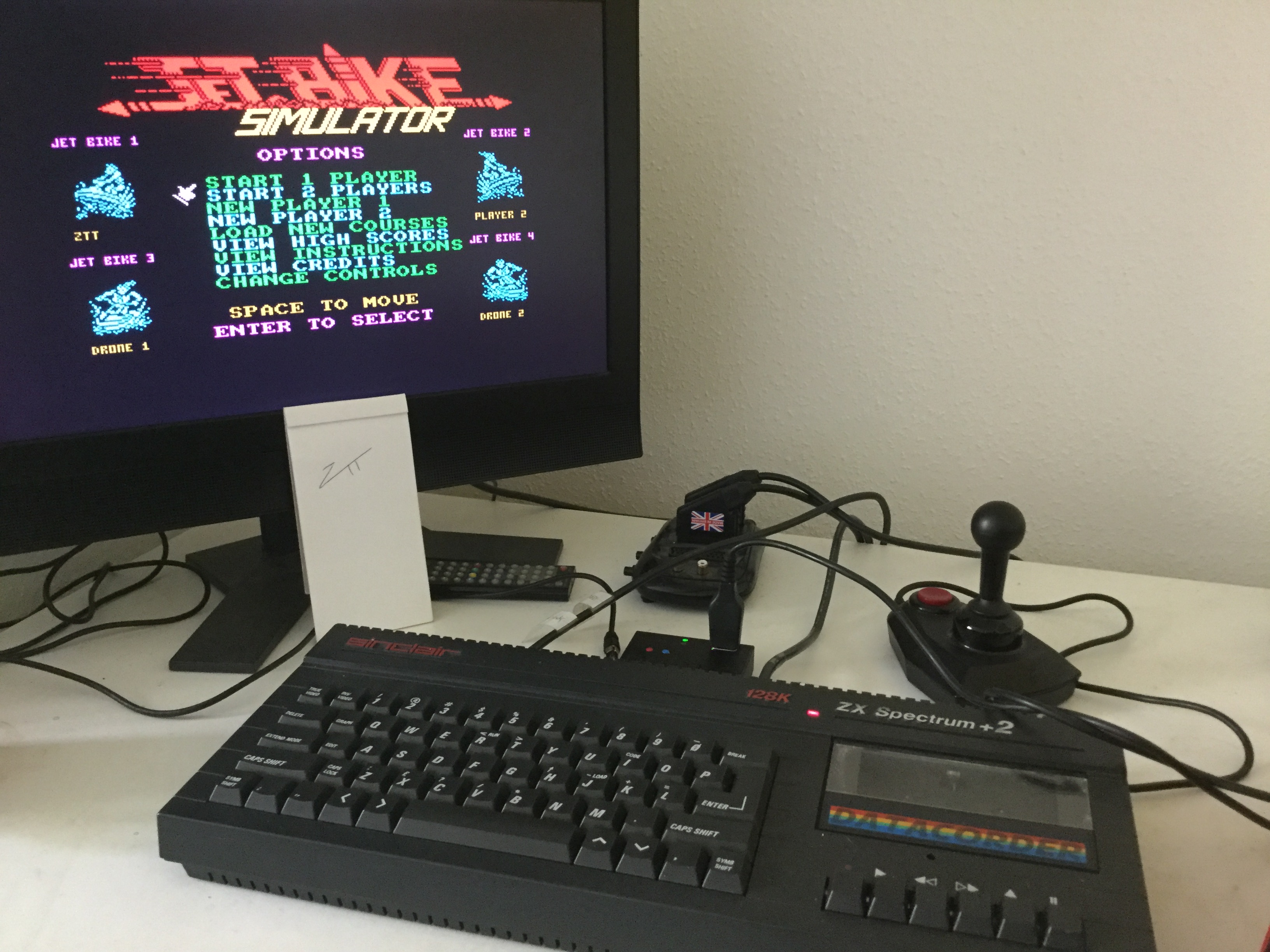 Frankie: Jet Bike Simulator (ZX Spectrum) 1,950 points on 2021-07-09 01:51:51