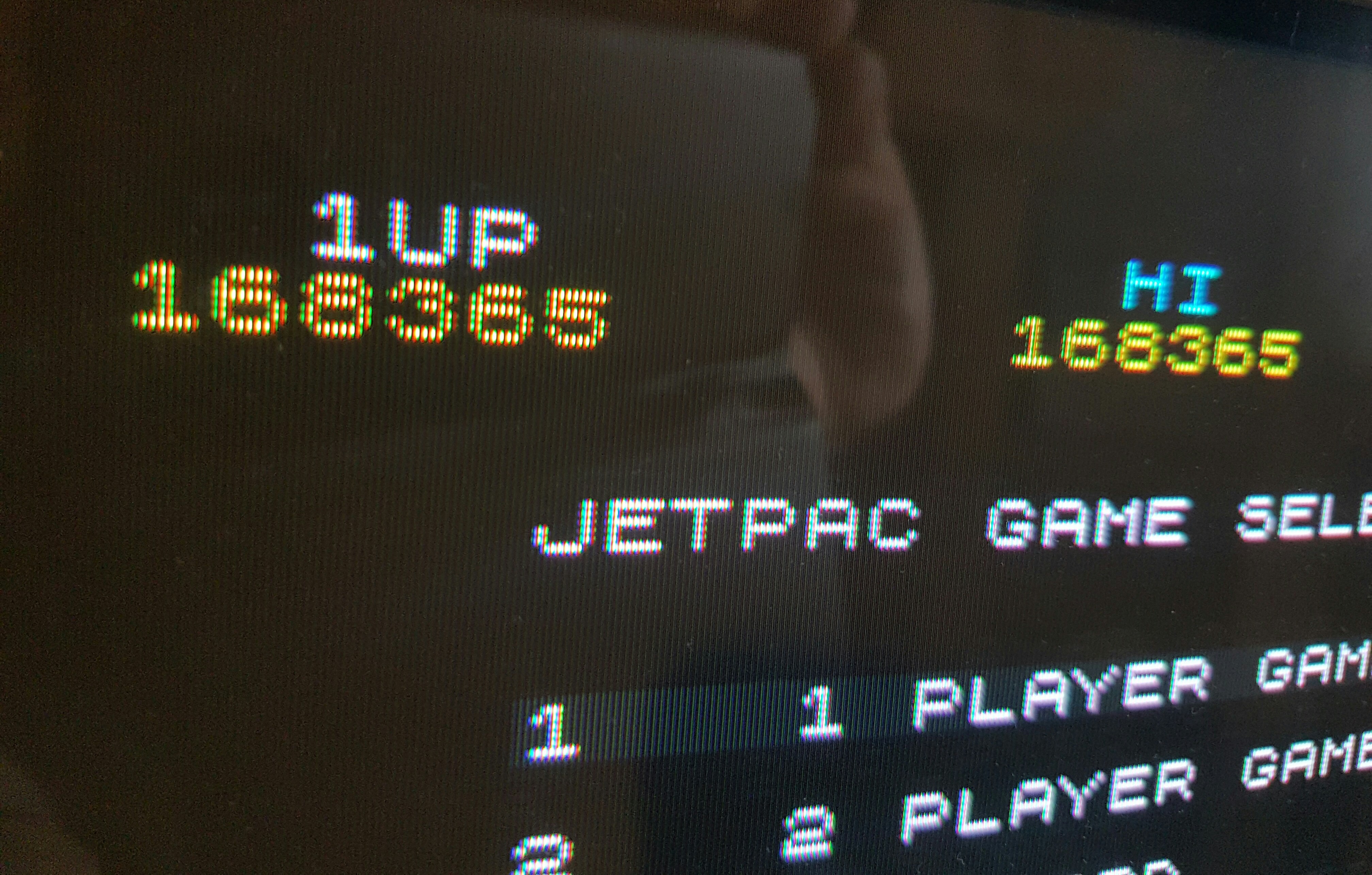 Benzi: Jetpac (ZX Spectrum) 168,365 points on 2016-11-26 06:00:31