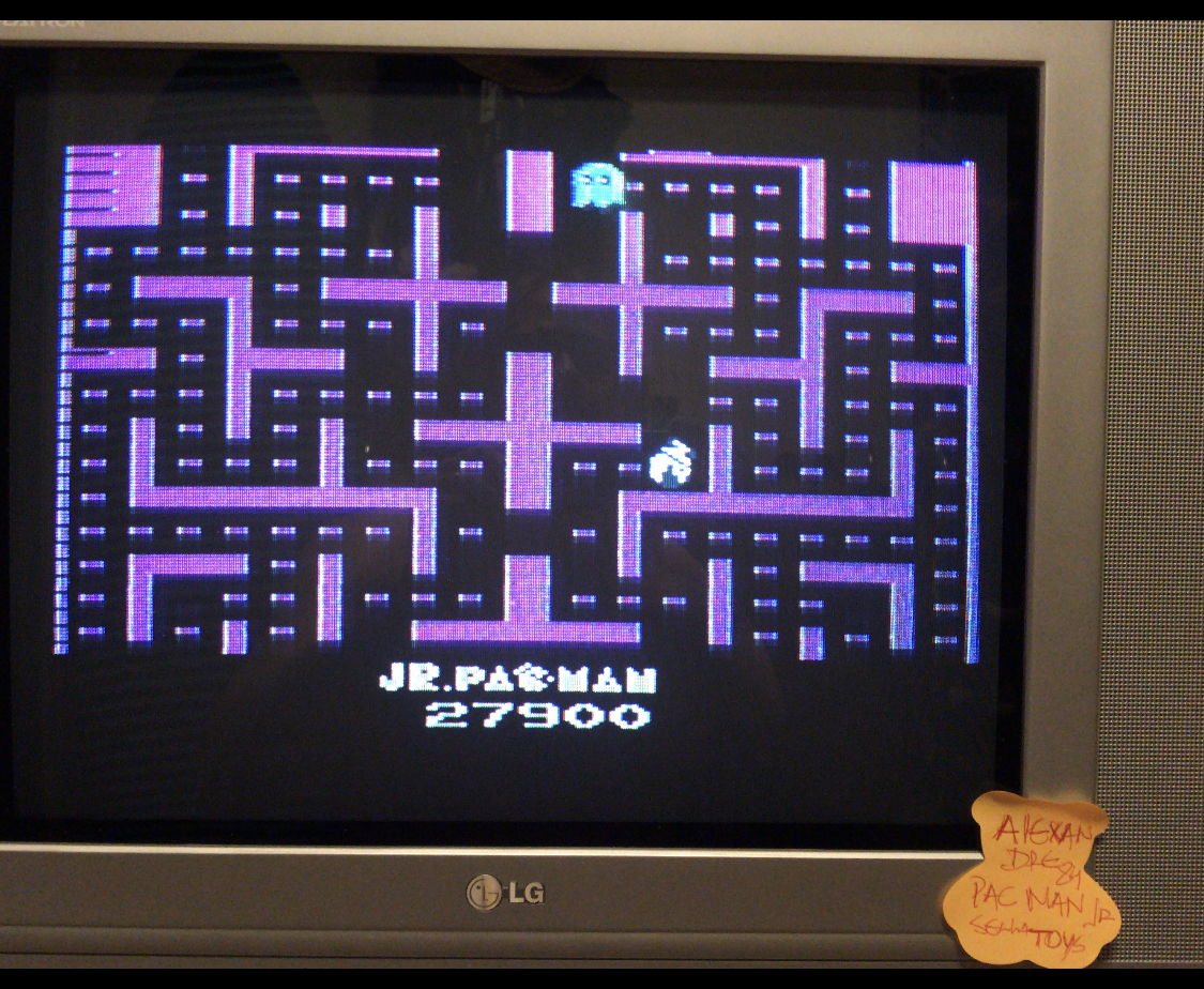 AlexBezerra: Jr. Pac-Man (Atari 2600) 27,900 points on 2022-06-05 21:20:33