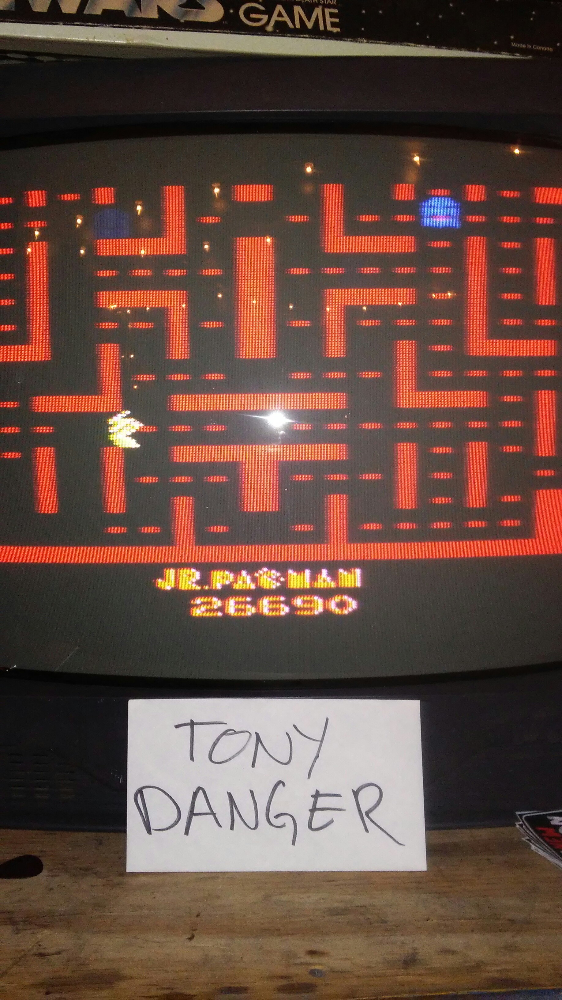 Jr. Pac-Man 26,690 points