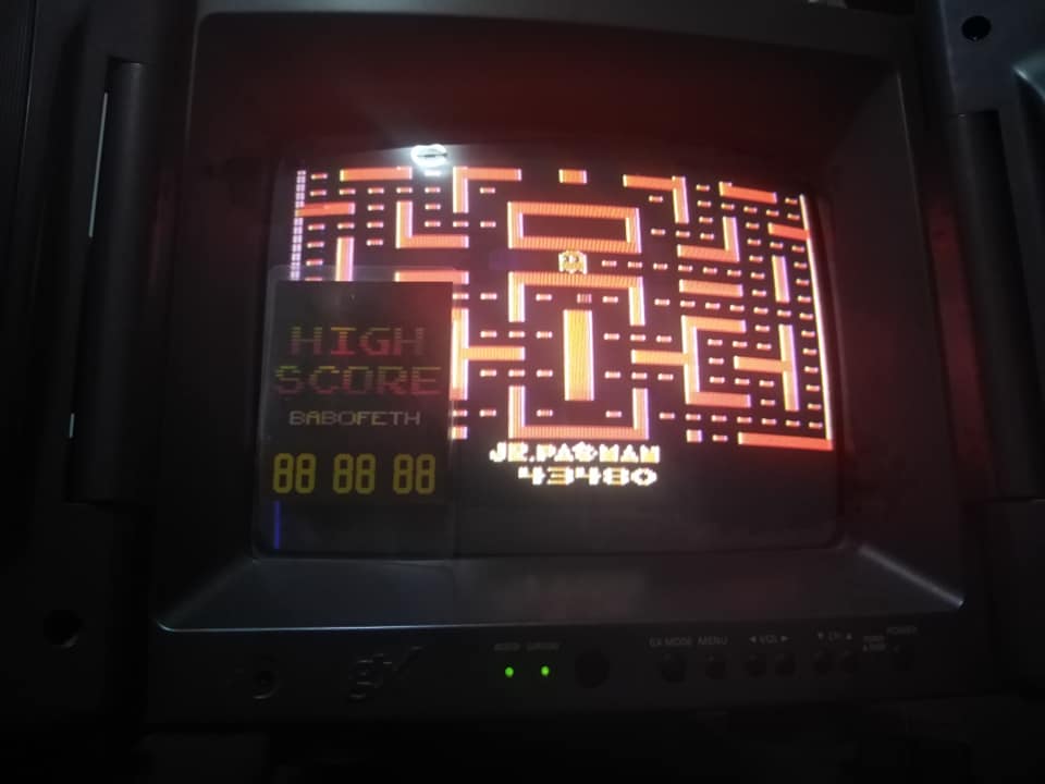 BabofetH: Jr. Pac-Man (Atari 2600) 43,480 points on 2020-07-29 03:57:15