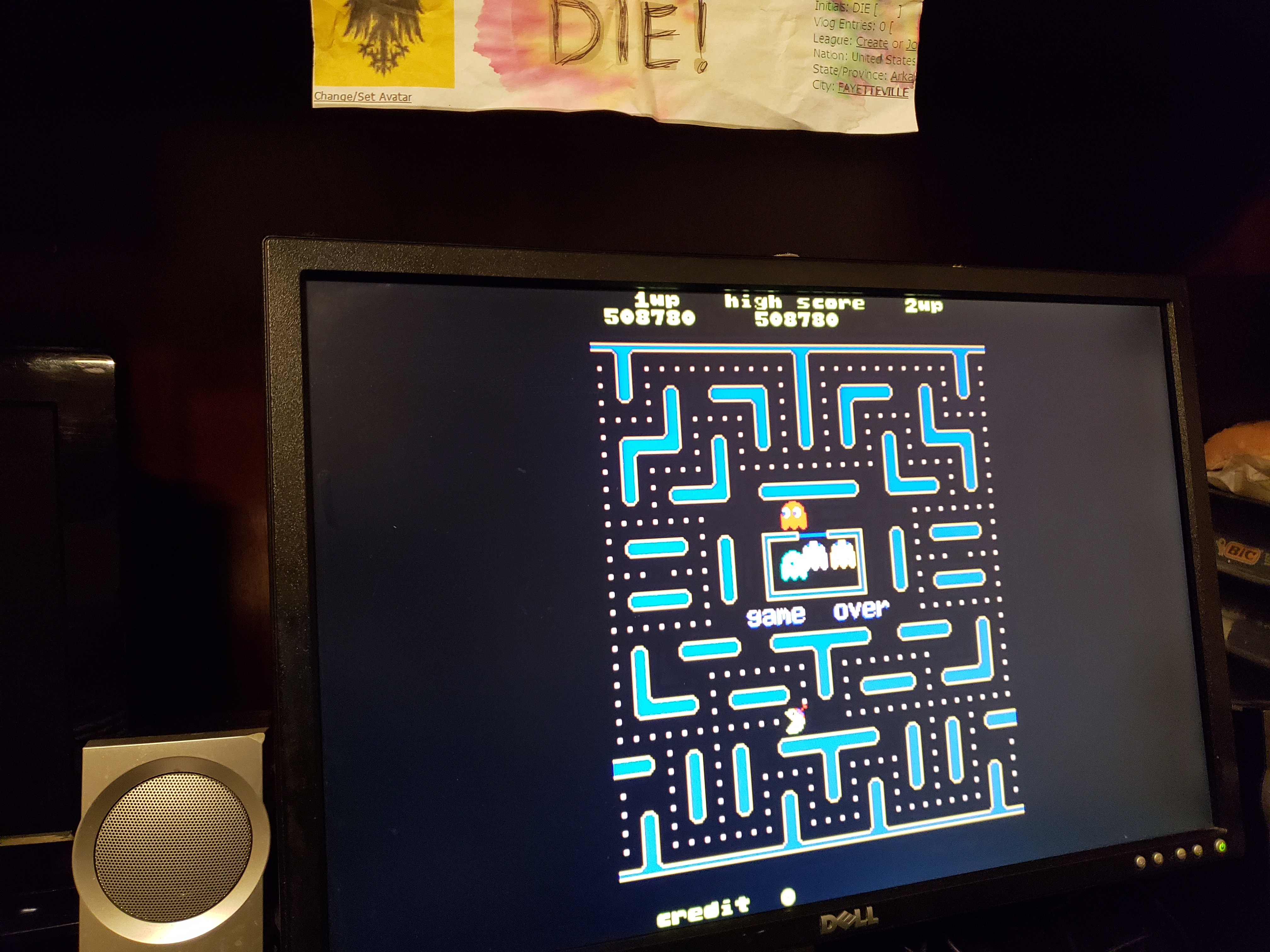 MikeDietrich: Jr. Pac-Man Turbo (Arcade Emulated / M.A.M.E.) 508,780 points on 2018-09-04 11:20:03