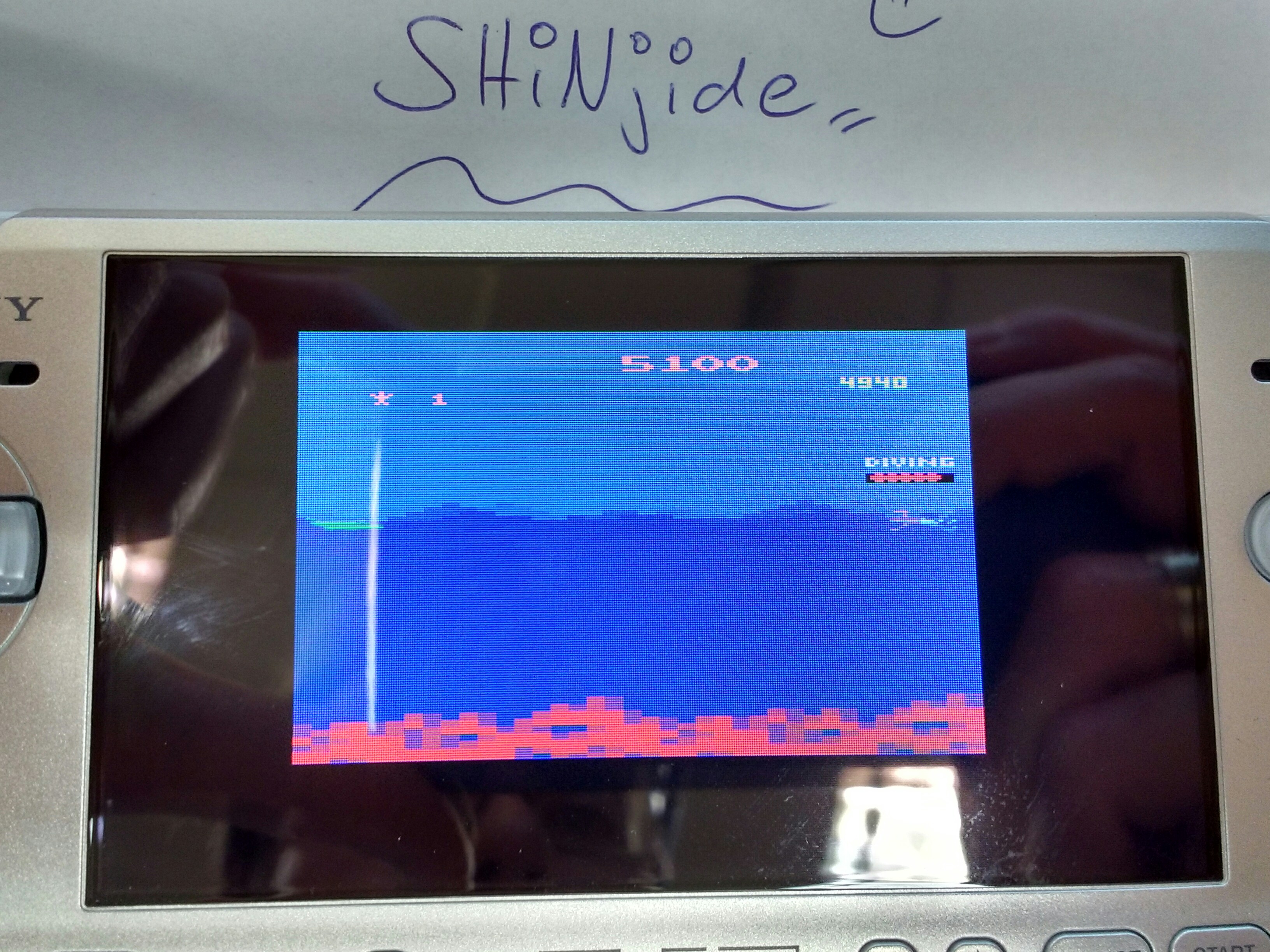 SHiNjide: Jungle Hunt (Atari 2600 Emulated) 5,100 points on 2015-11-13 07:43:04