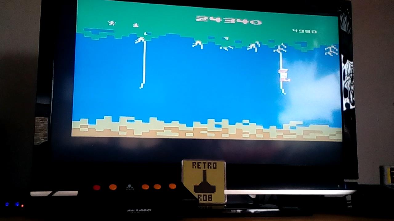 RetroRob: Jungle Hunt (Atari 2600 Emulated) 24,340 points on 2020-02-19 06:03:24