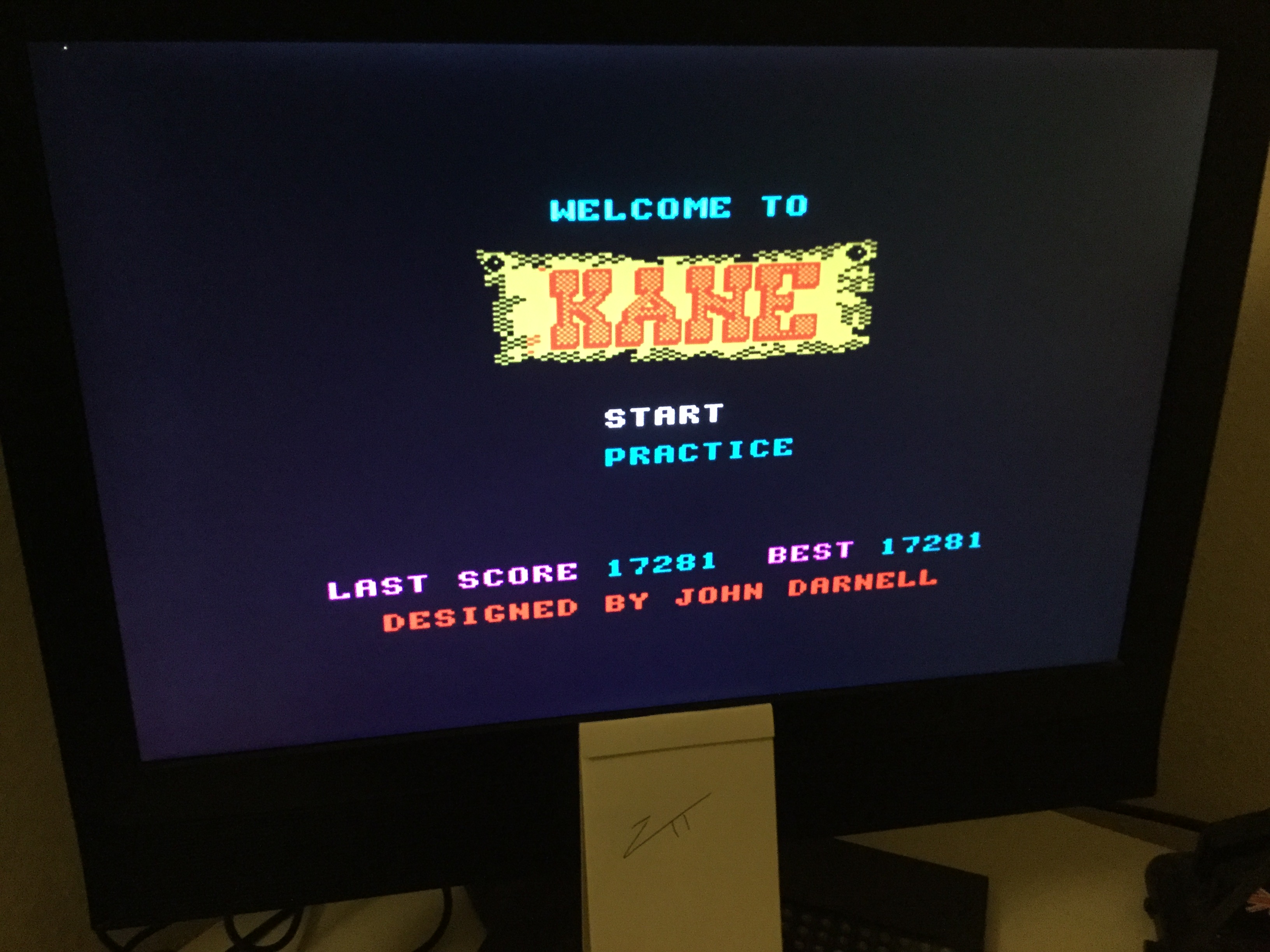 Frankie: Kane [Mastertronic] (ZX Spectrum) 17,281 points on 2021-12-22 03:16:26