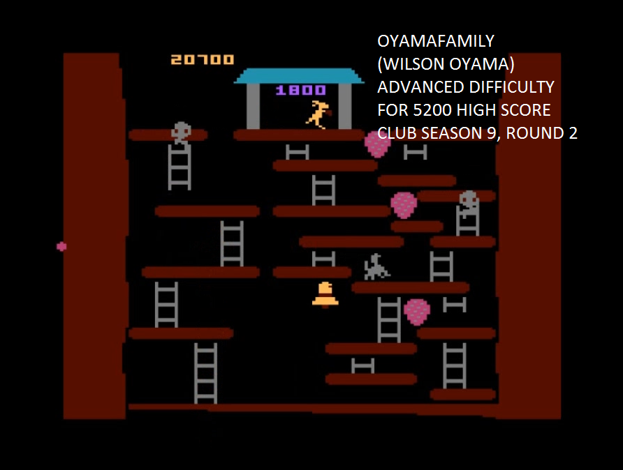 oyamafamily: Kangaroo: Advanced (Atari 5200 Emulated) 20,700 points on 2016-03-01 15:06:31