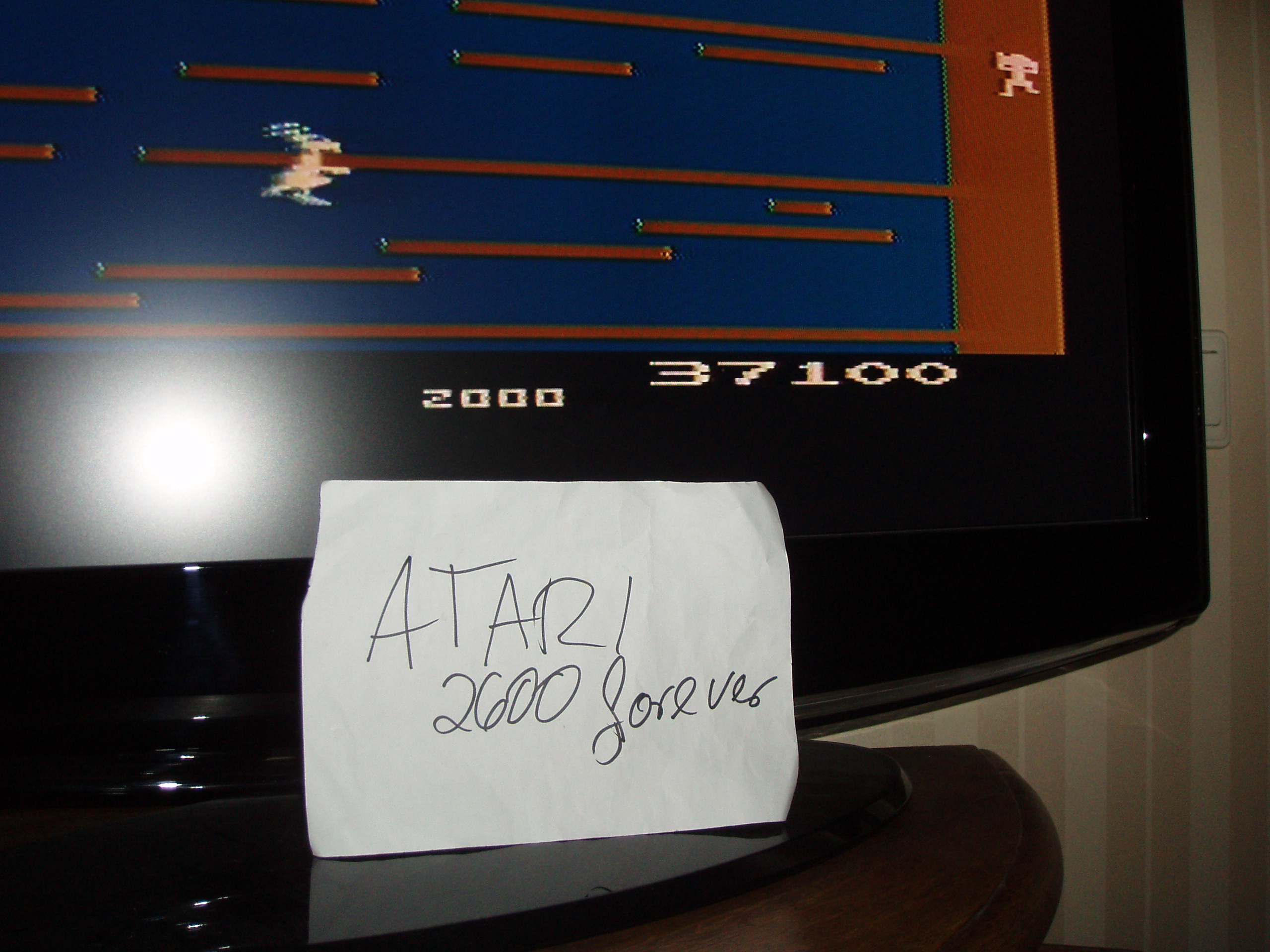 atari2600forever: Kangaroo (Atari 2600) 37,100 points on 2018-11-24 03:40:59