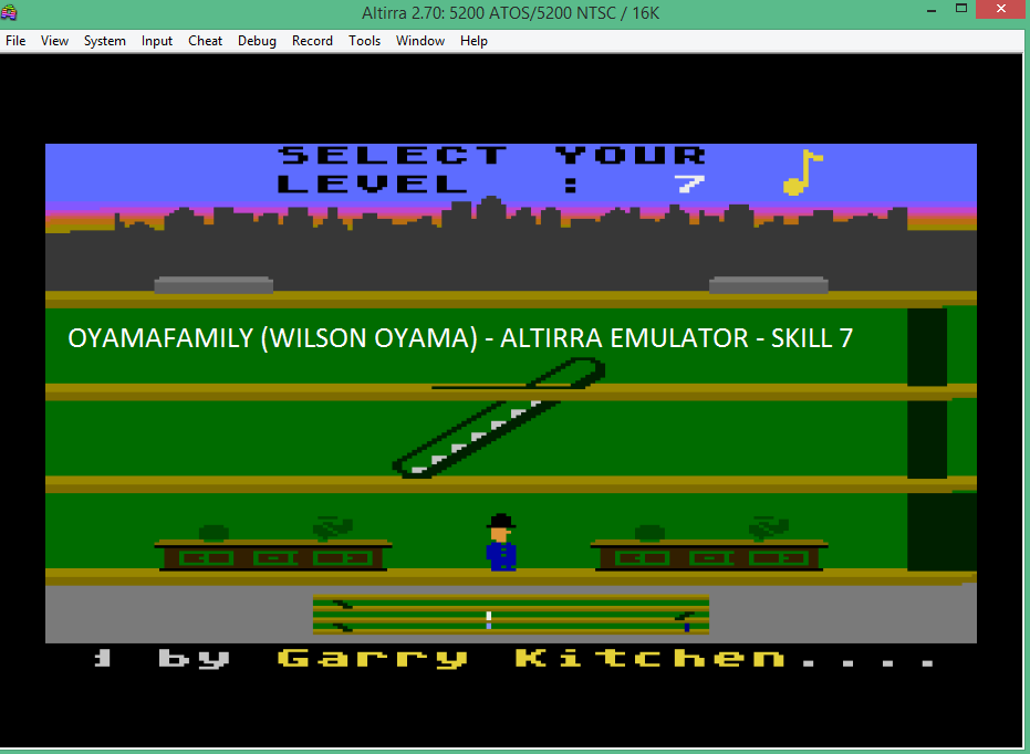 oyamafamily: Keystone Kapers: Skill 7 (Atari 5200 Emulated) 20,500 points on 2016-04-24 18:00:34