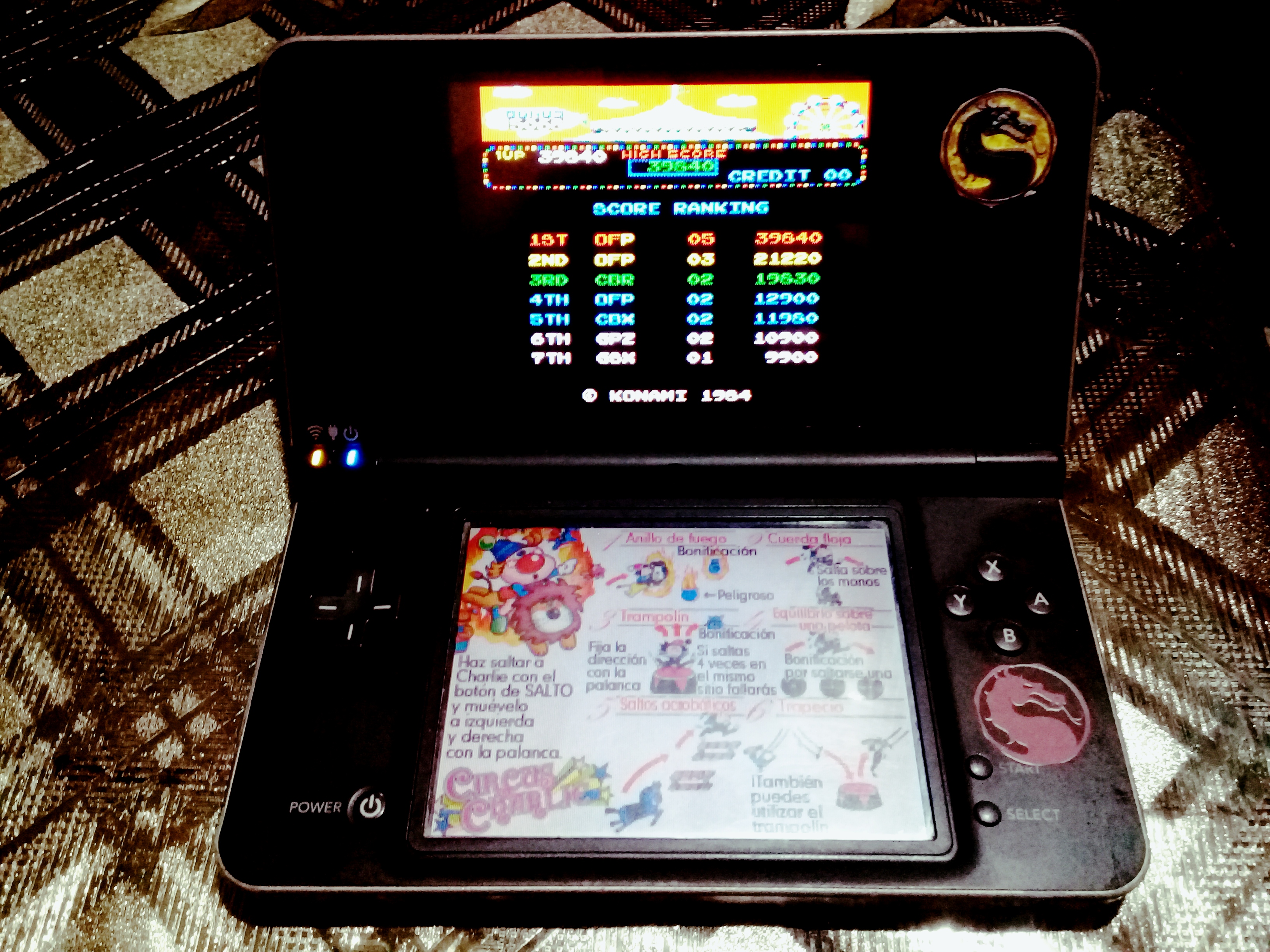 omargeddon: Konami Classics Series: Arcade Hits: Circus Charlie (Nintendo DS) 39,840 points on 2020-08-09 17:14:01