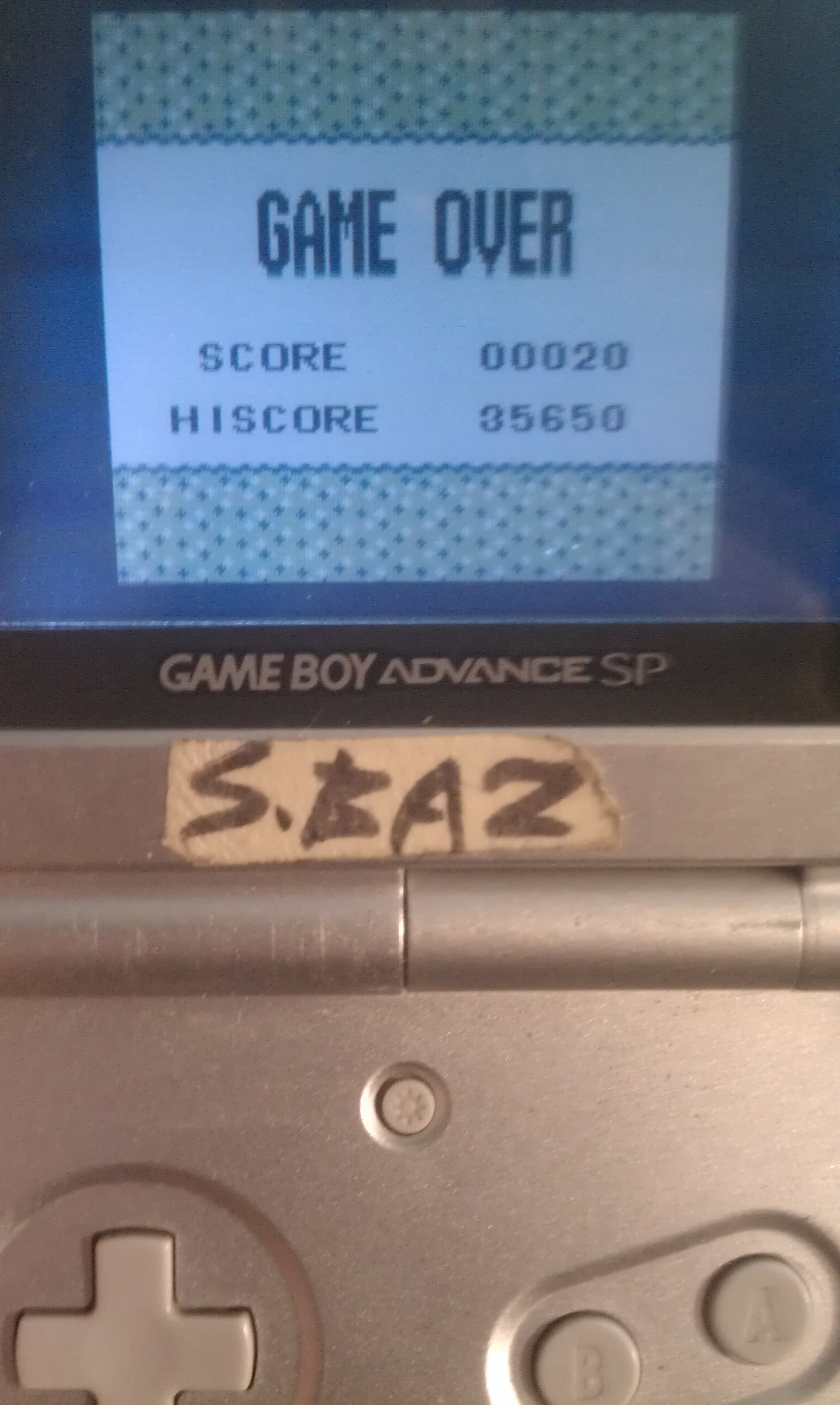 S.BAZ: Konami GB Collection Vol. 4: Frogger (Game Boy) 35,650 points on 2016-08-09 01:31:19
