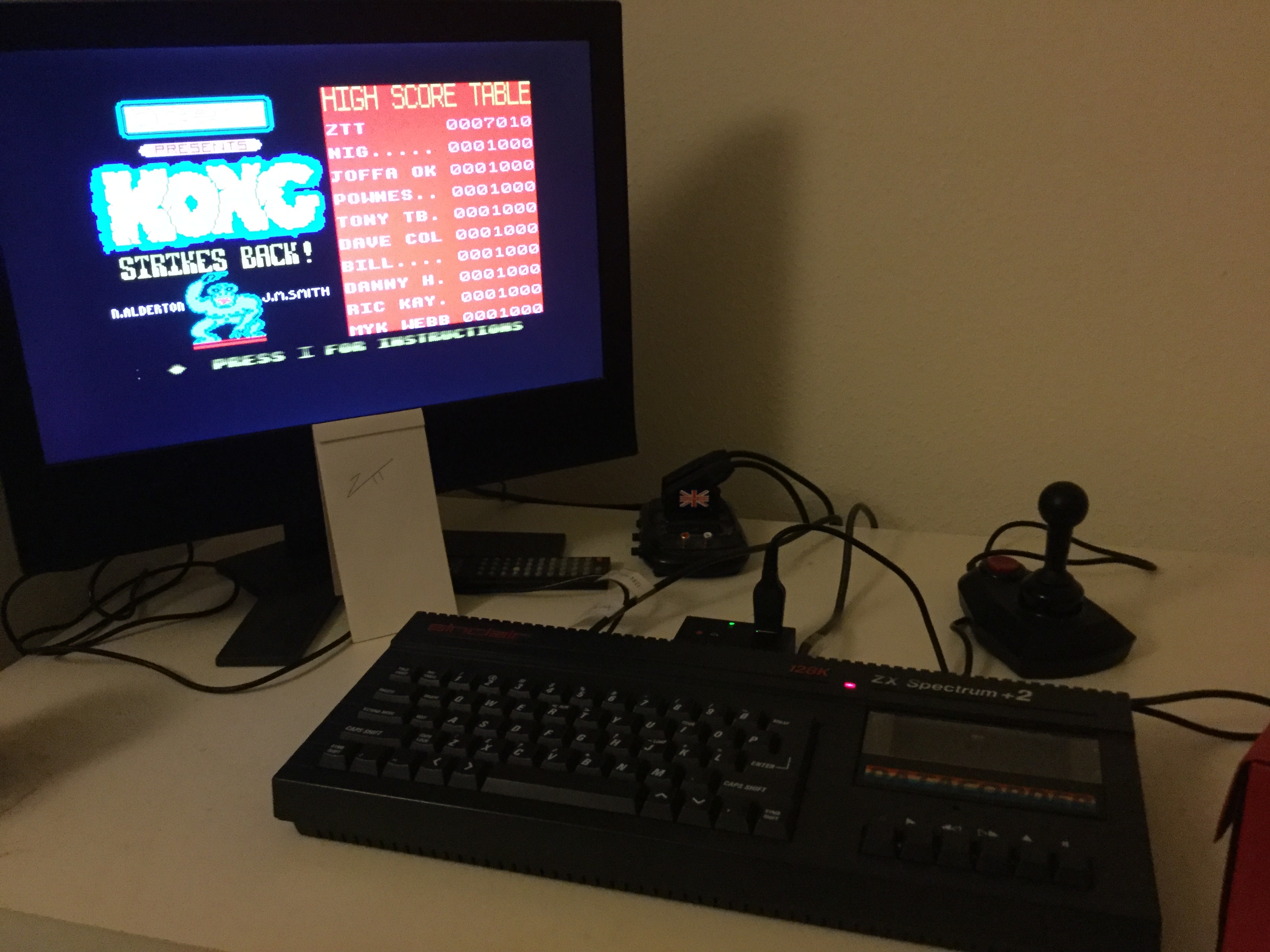 Frankie: Kong Strikes Back (ZX Spectrum) 7,010 points on 2022-03-04 05:02:02