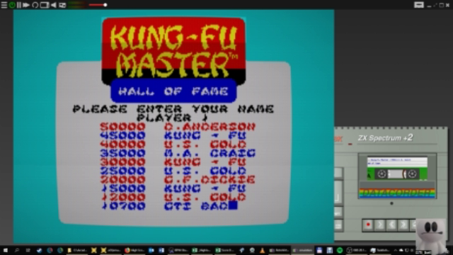 GTibel: Kung Fu Master (ZX Spectrum Emulated) 10,700 points on 2019-01-18 05:15:13