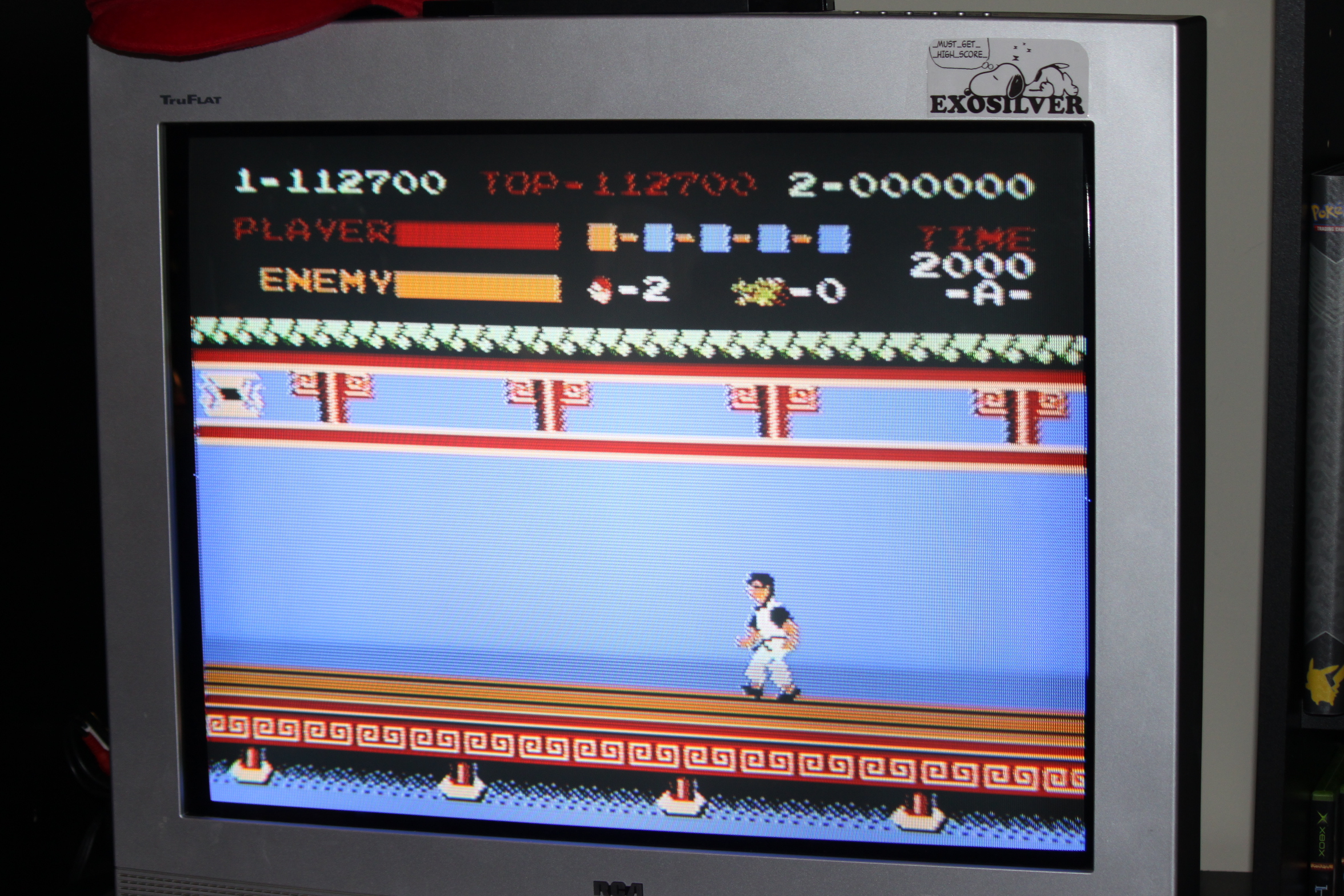exosilver: Kung Fu (NES/Famicom) 112,700 points on 2016-11-15 18:03:25