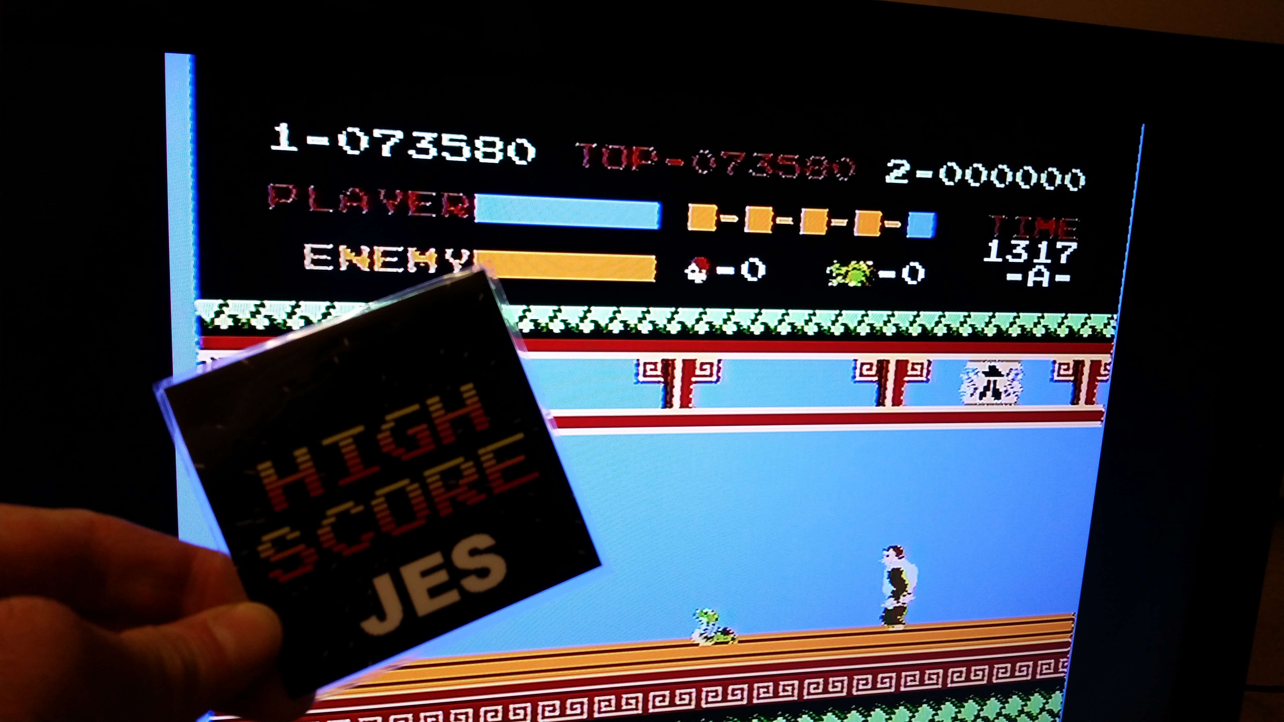 JES: Kung Fu (NES/Famicom) 73,580 points on 2017-01-30 00:07:51