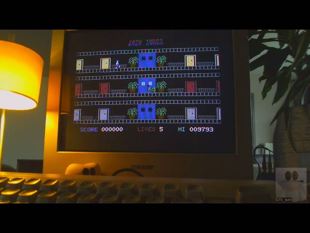 GTibel: Lazy Jones (Commodore 64) 9,793 points on 2019-03-23 02:38:01