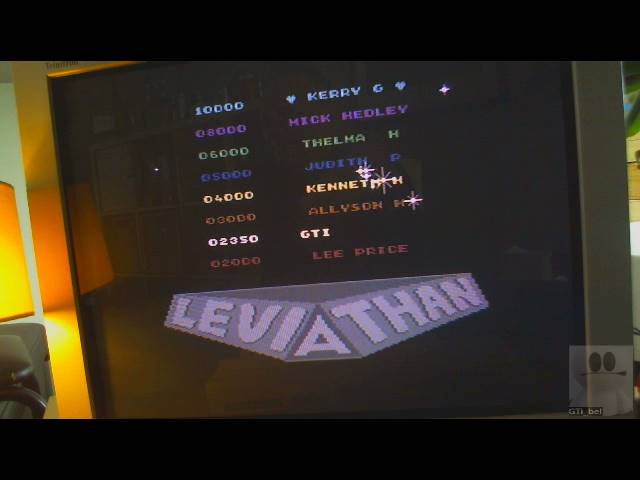 GTibel: Leviathan (Commodore 64) 2,350 points on 2019-05-18 01:42:00