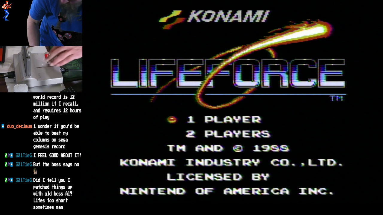 Whilethekidsareaway: Life Force (NES/Famicom) 12,603,460 points on 2021-06-24 08:49:21