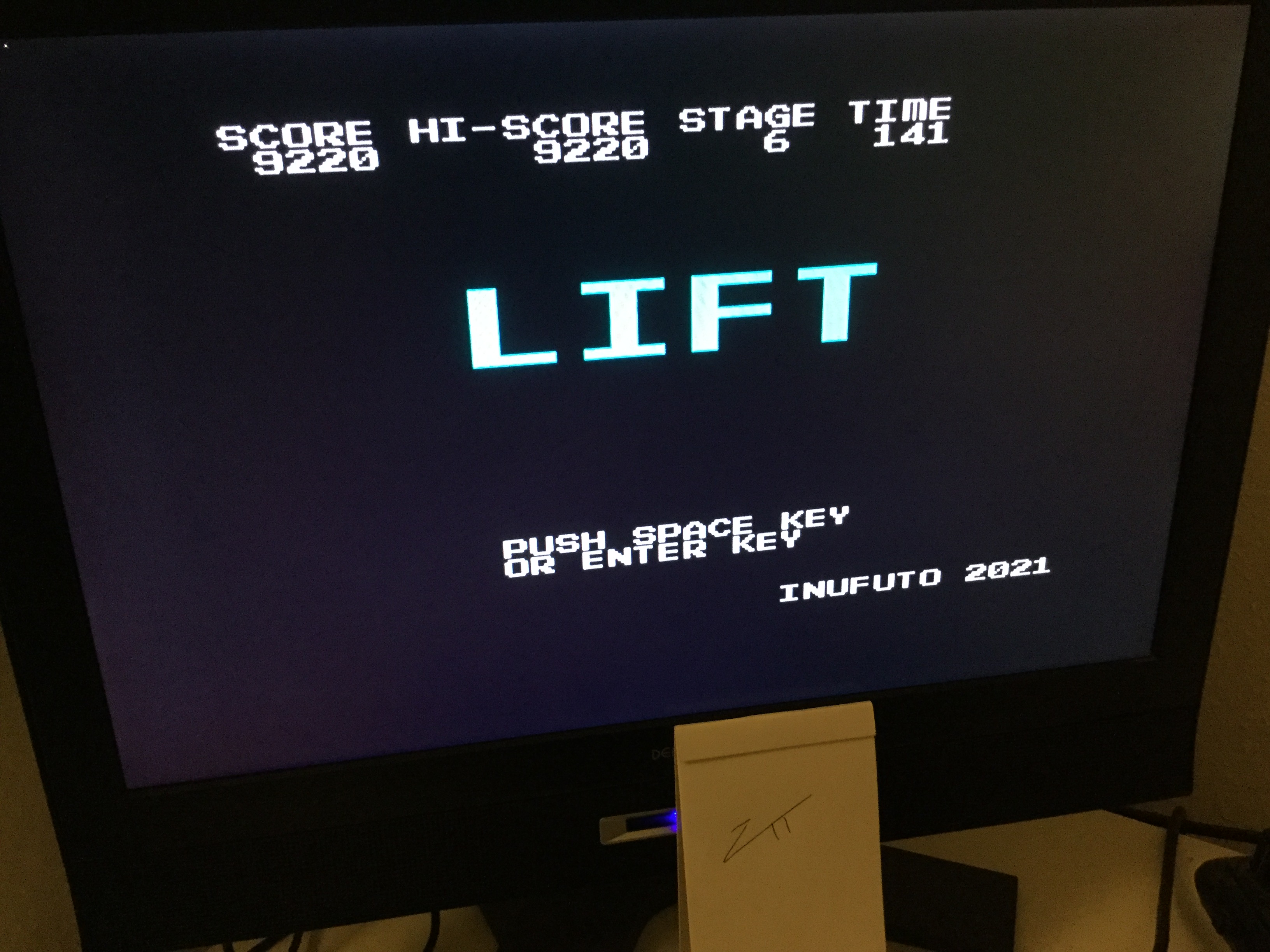 Frankie: Lift (ZX Spectrum) 9,220 points on 2022-05-06 05:19:56