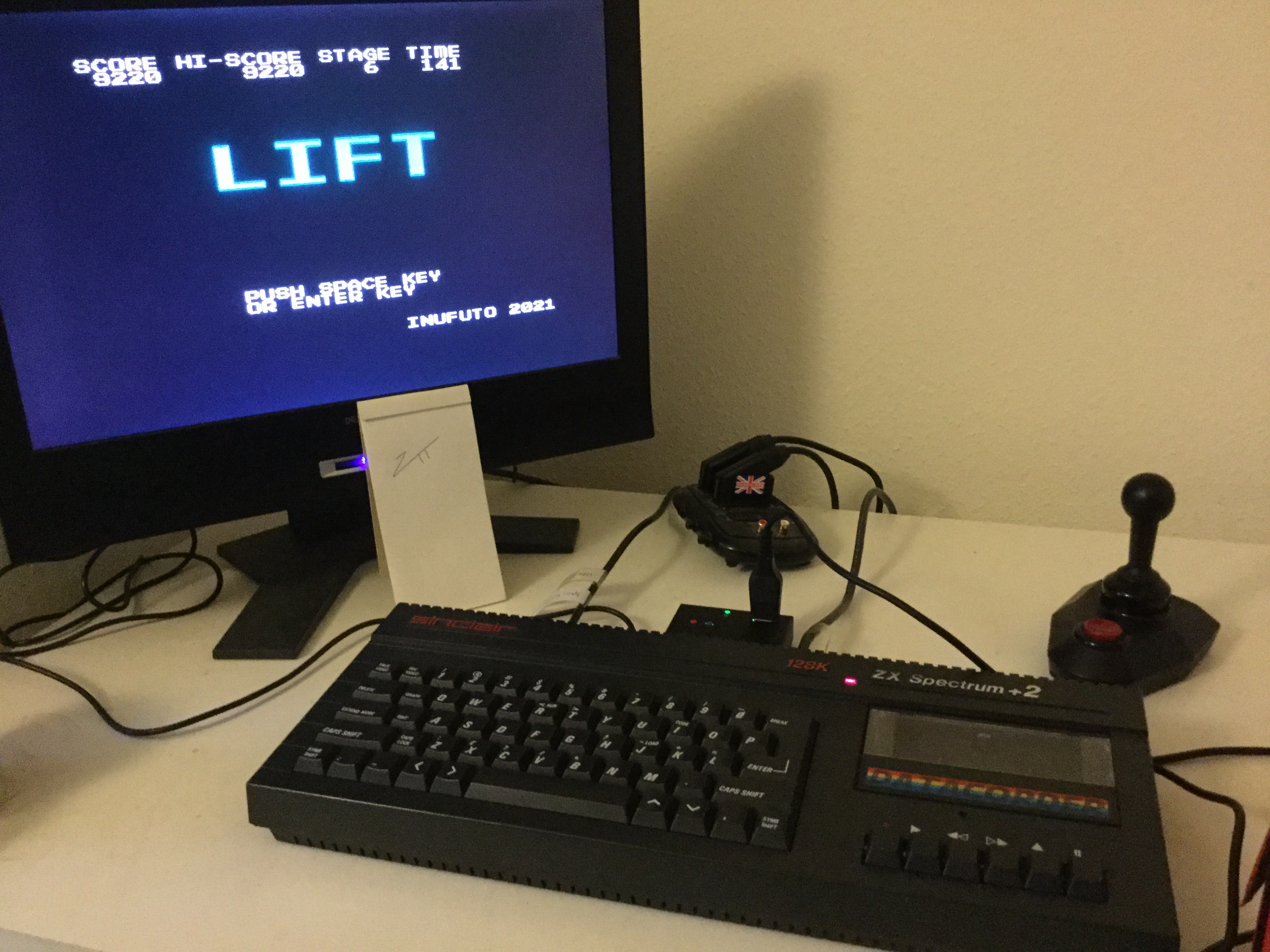 Frankie: Lift (ZX Spectrum) 9,220 points on 2022-05-06 05:19:56