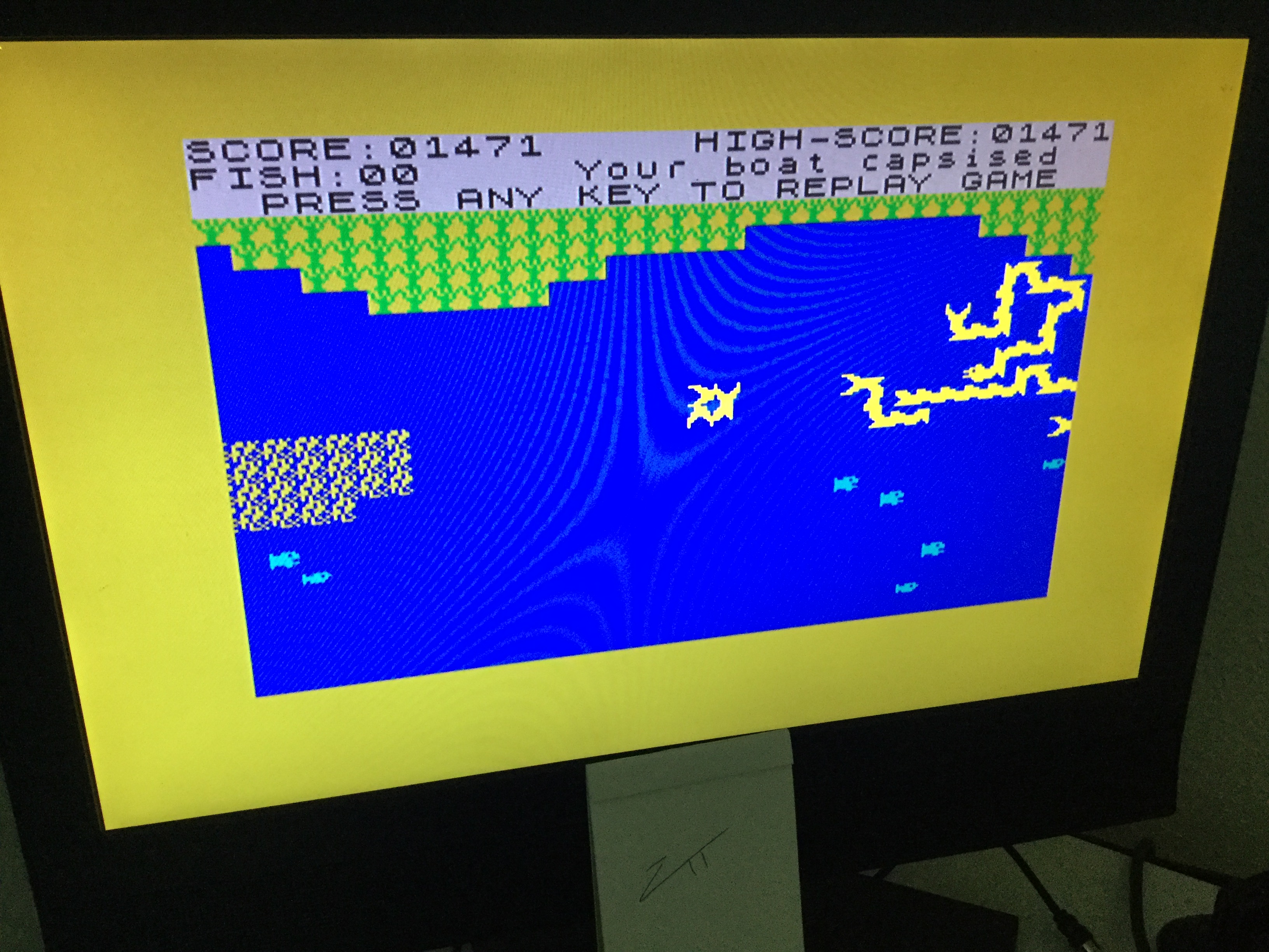Frankie: Loch Ness Monster (ZX Spectrum) 1,471 points on 2022-07-15 04:58:08