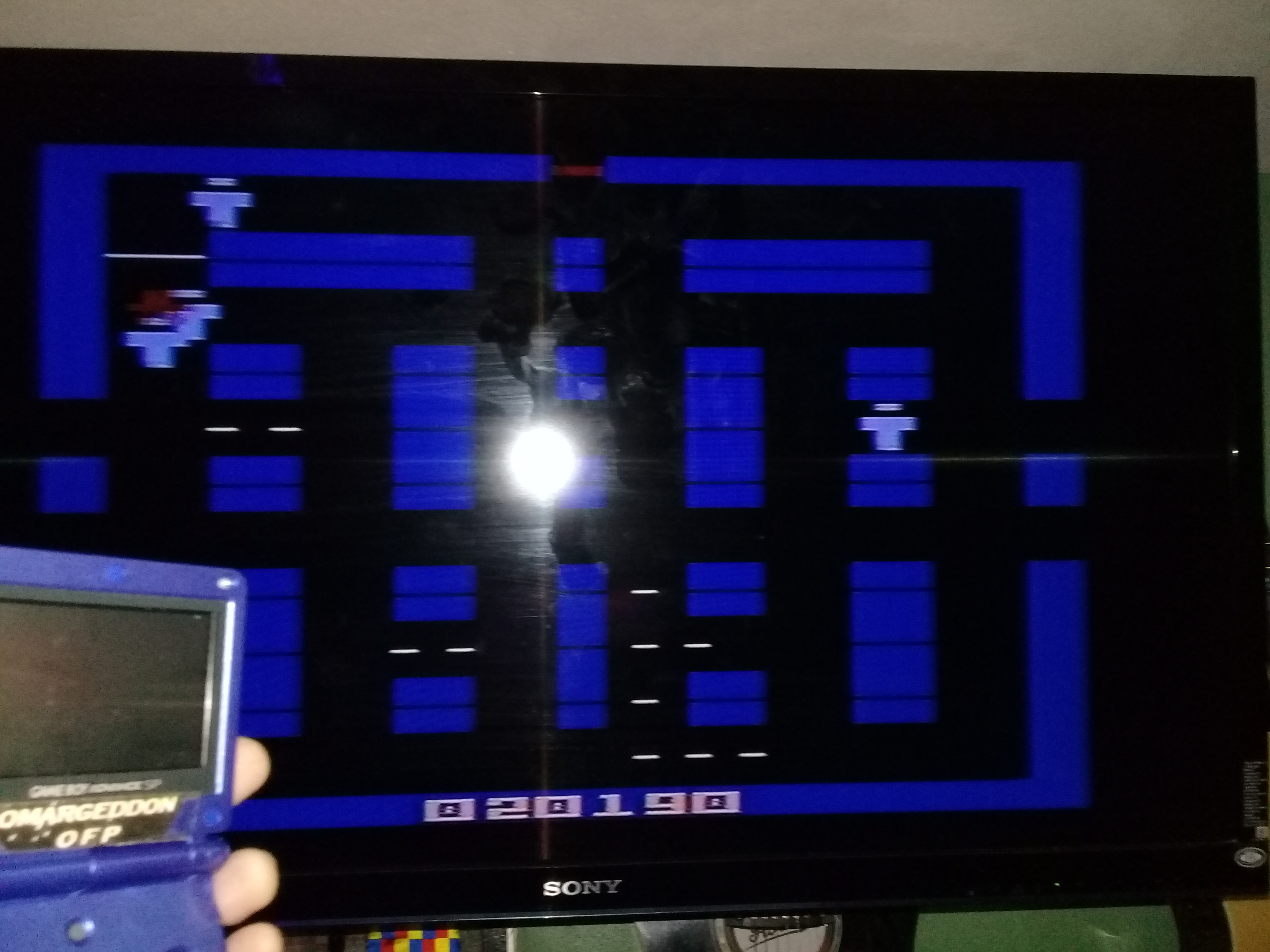omargeddon: Lock N Chase (Atari 2600 Novice/B) 20,190 points on 2022-03-26 12:26:28