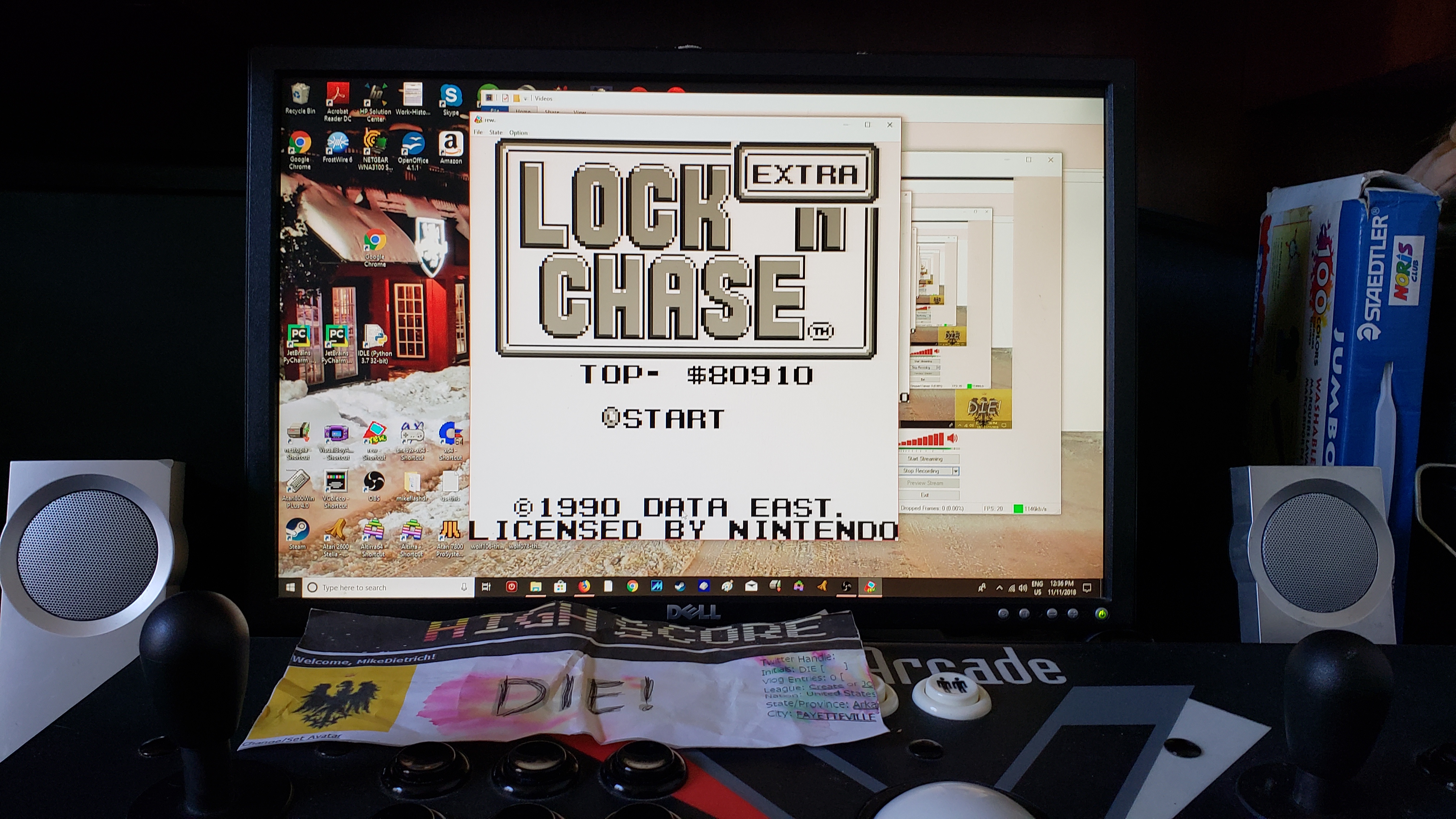 Lock N Chase 80,910 points