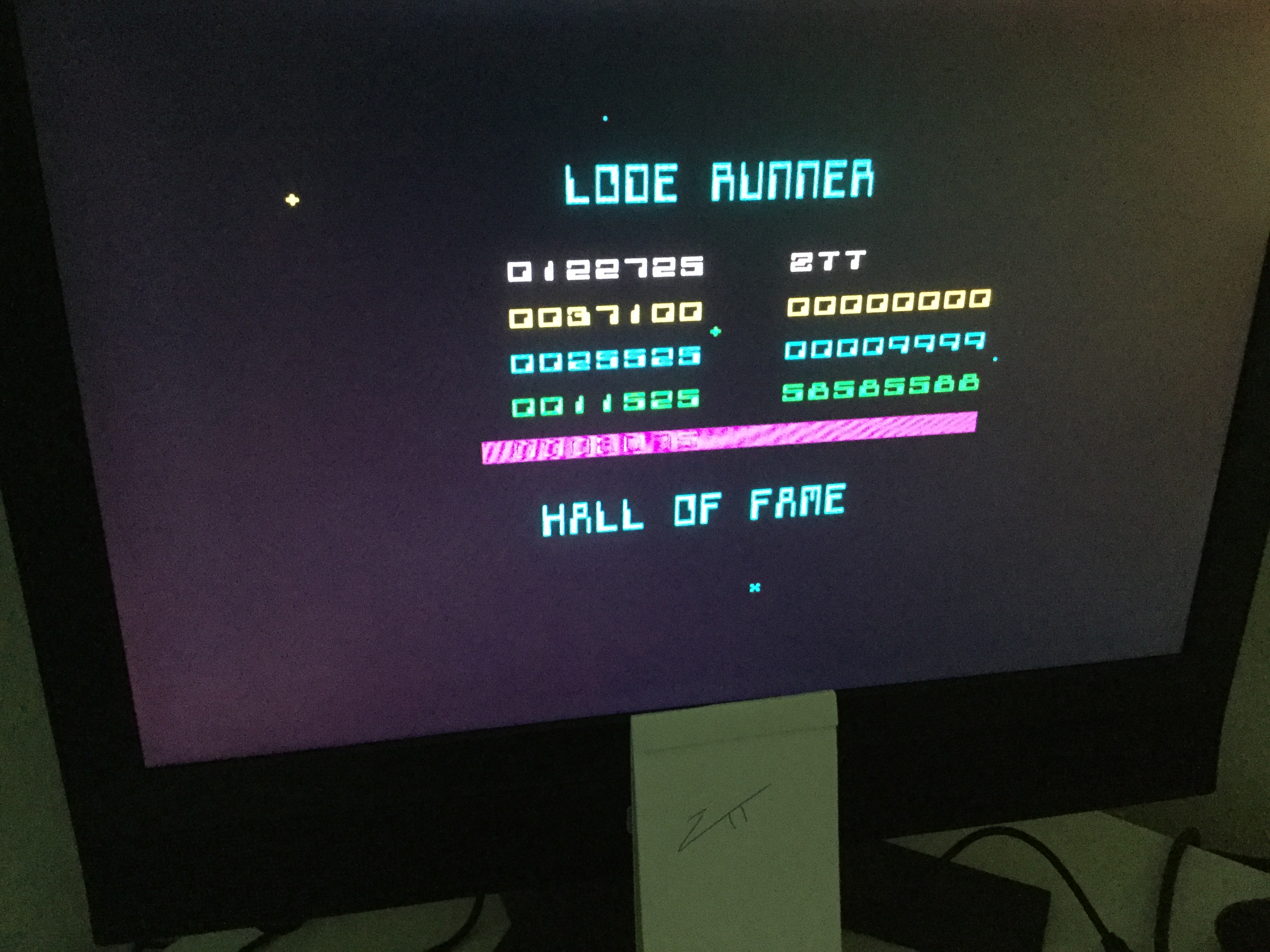 Frankie: Lode Runner (ZX Spectrum) 122,725 points on 2022-08-10 05:33:13