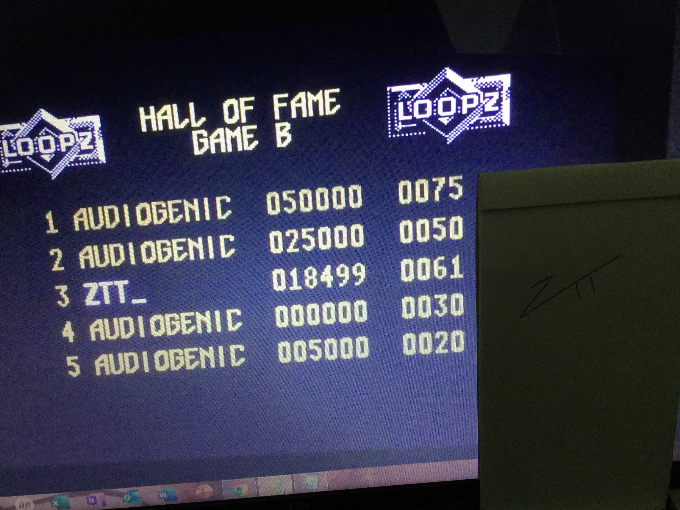 Frankie: Loopz [Game B] (ZX Spectrum) 18,499 points on 2022-08-19 05:48:12