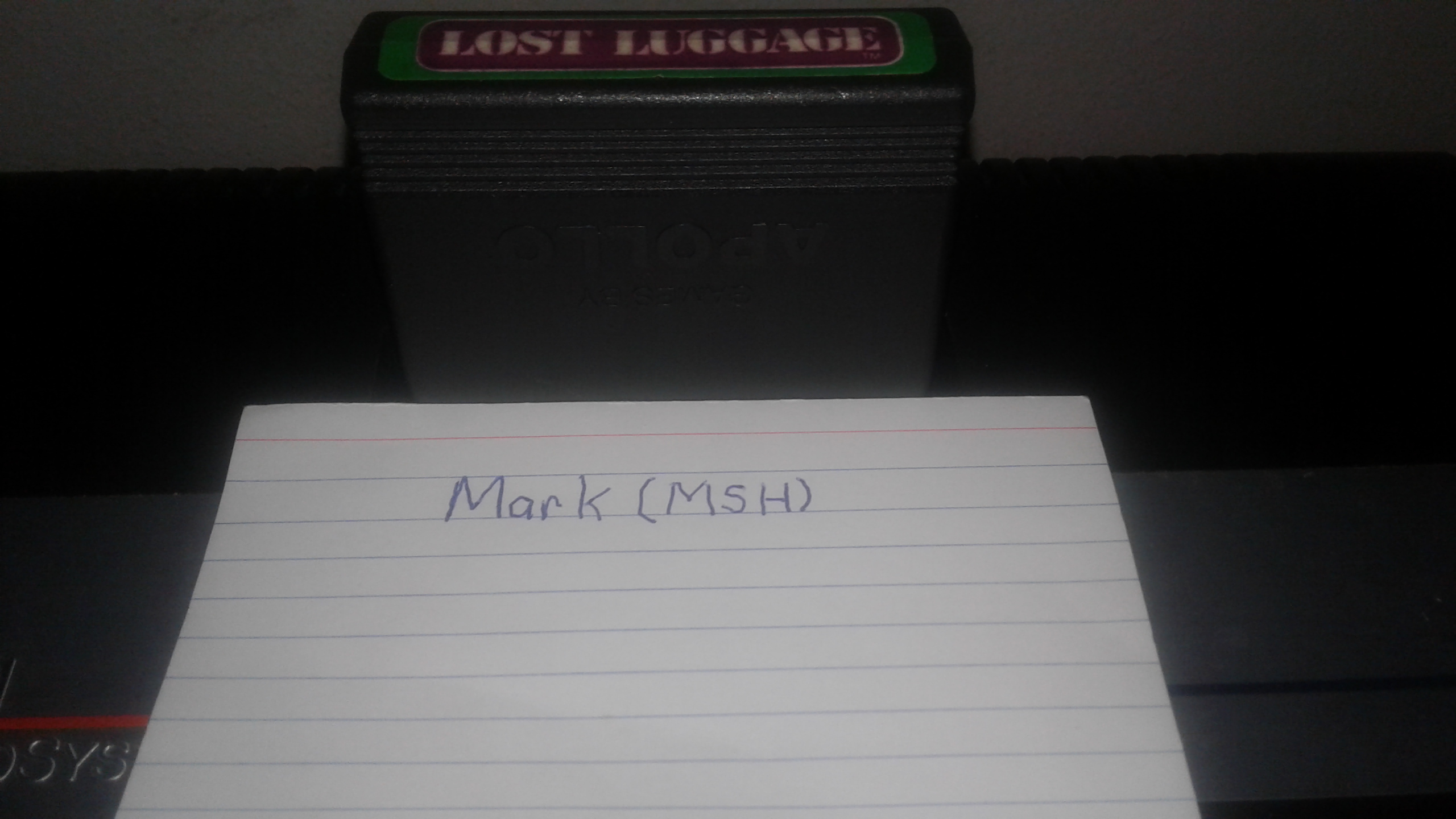 Mark: Lost Luggage (Atari 2600 Novice/B) 724 points on 2019-03-07 22:49:01
