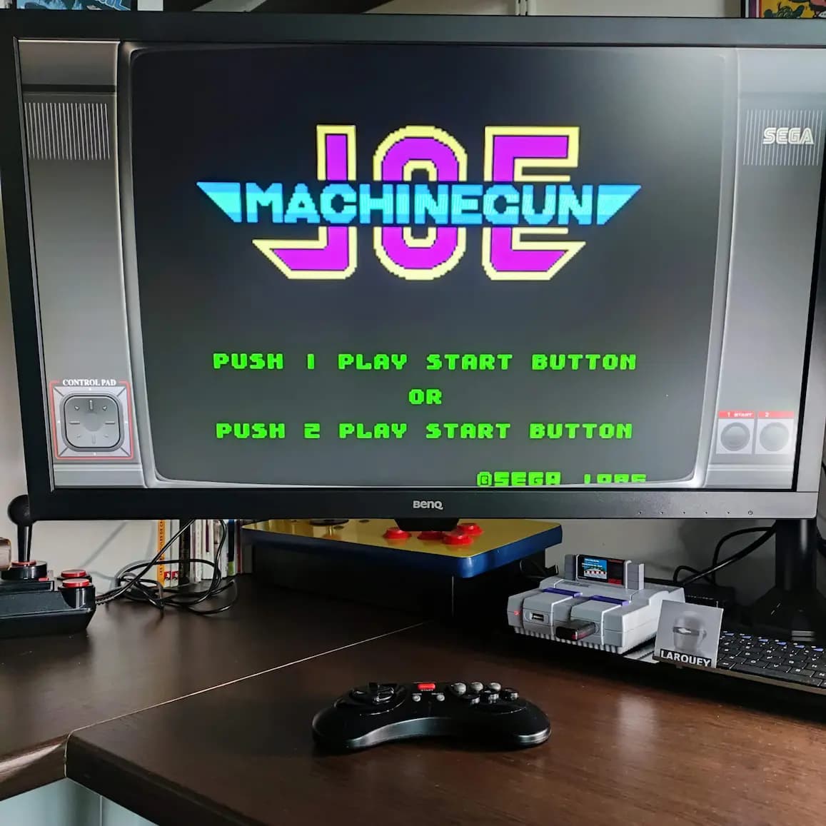 Larquey: Machine Gun Joe (Sega Master System Emulated) 11,100 points on 2022-07-30 09:01:49