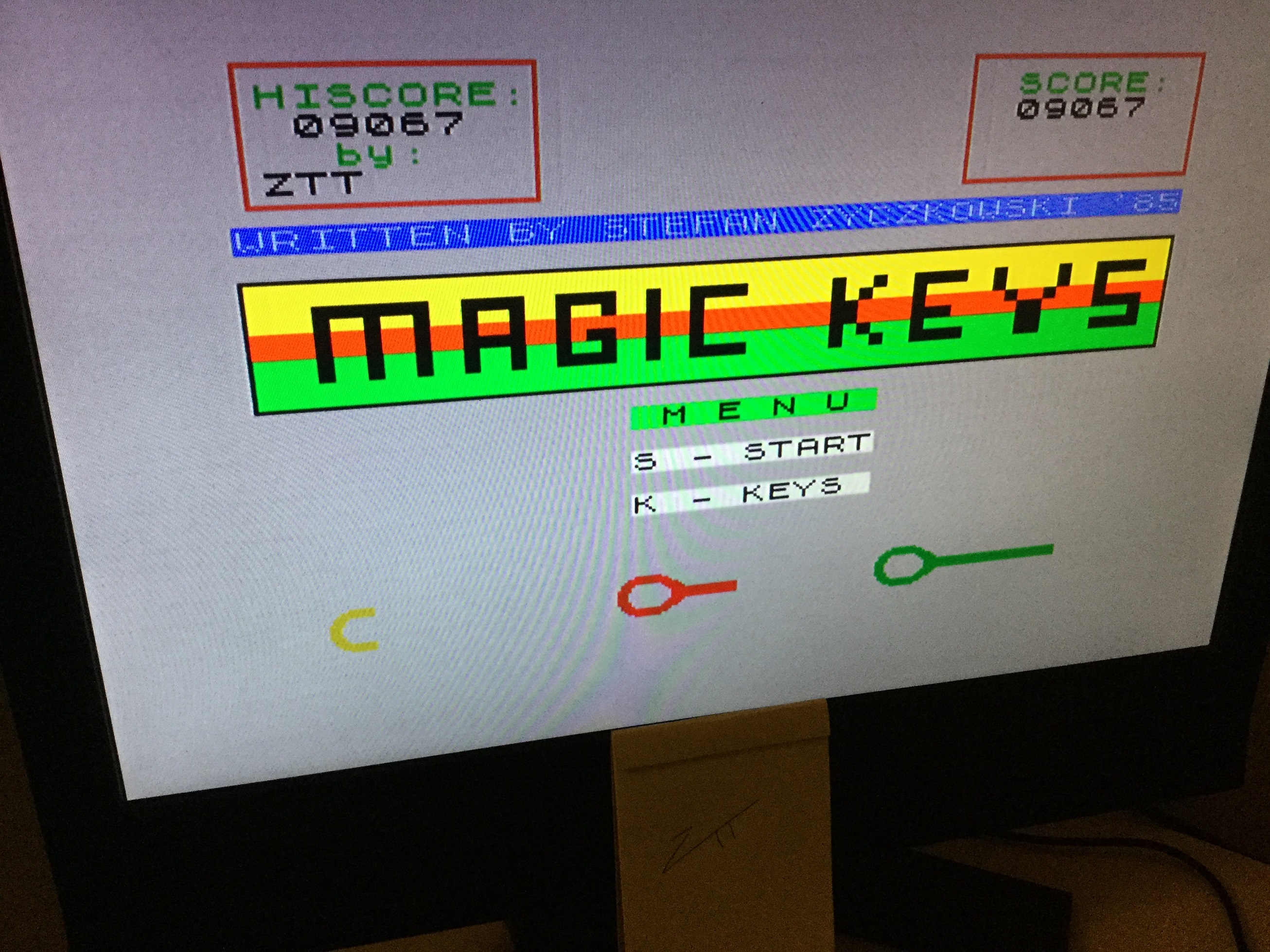 Frankie: Magic Keys (ZX Spectrum) 9,067 points on 2023-01-13 05:29:41
