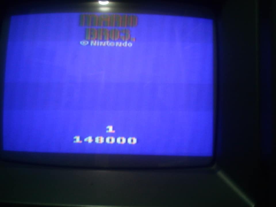 Mario Bros 148,000 points