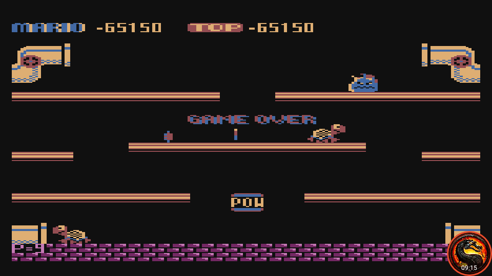 omargeddon: Mario Bros (Atari 400/800/XL/XE Emulated) 65,150 points on 2020-09-10 20:33:25