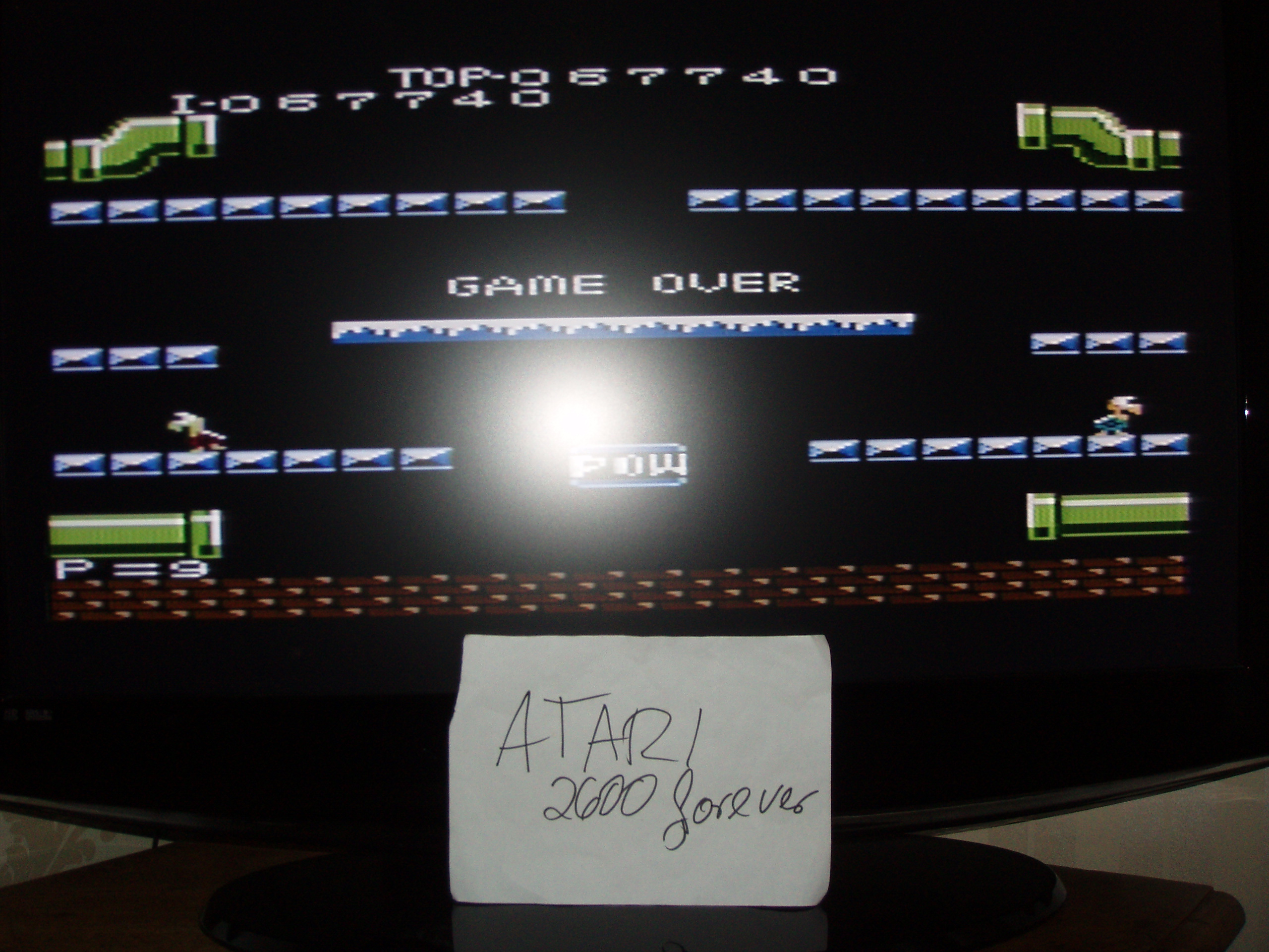 atari2600forever: Mario Bros. [Standard] (Atari 7800) 67,740 points on 2018-04-16 02:33:44