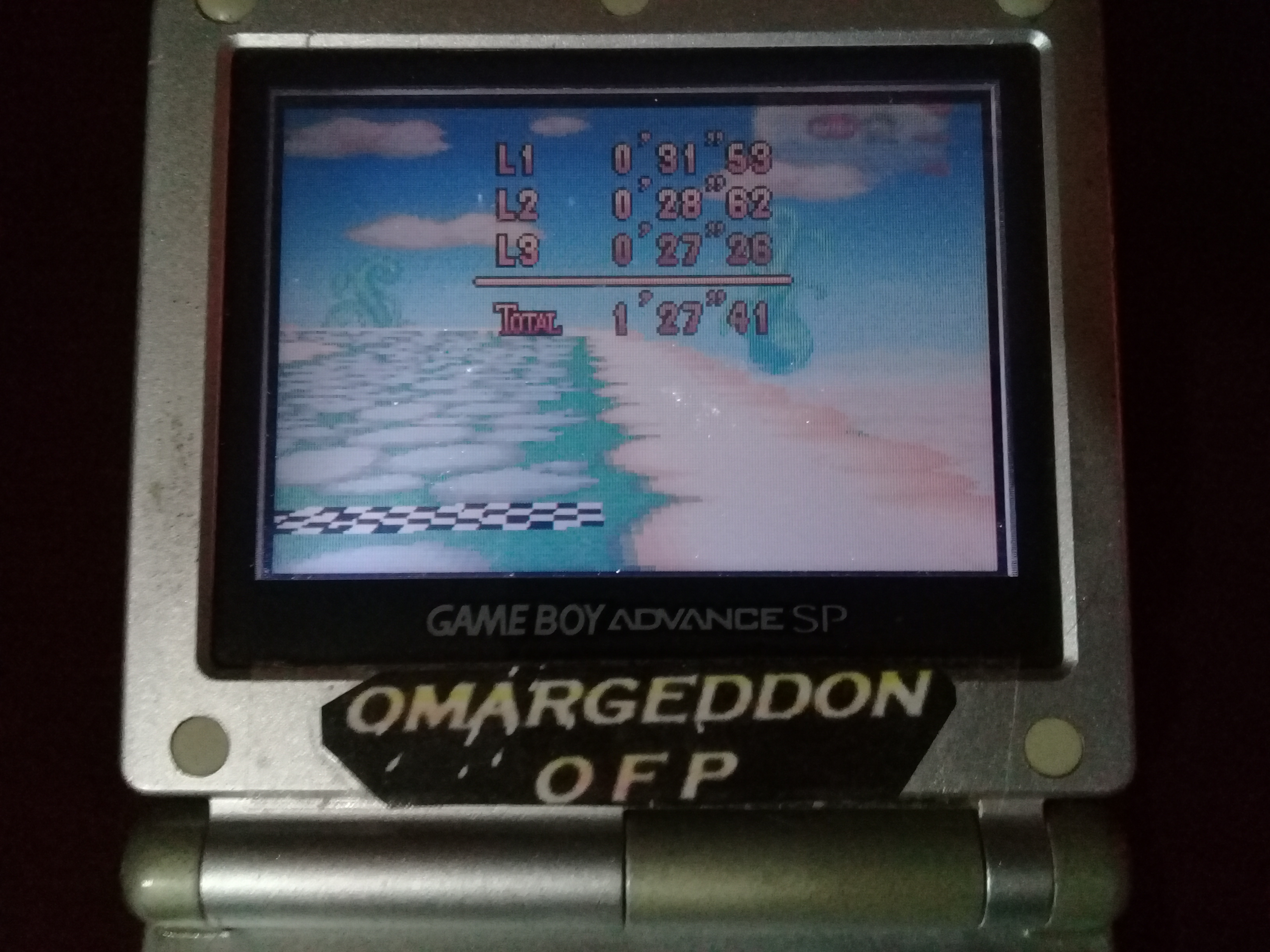 omargeddon: Mario Kart Super Circuit: Sky Garden [Time Trial] [Lap Time] (GBA) 0:00:27.26 points on 2020-06-14 12:18:16